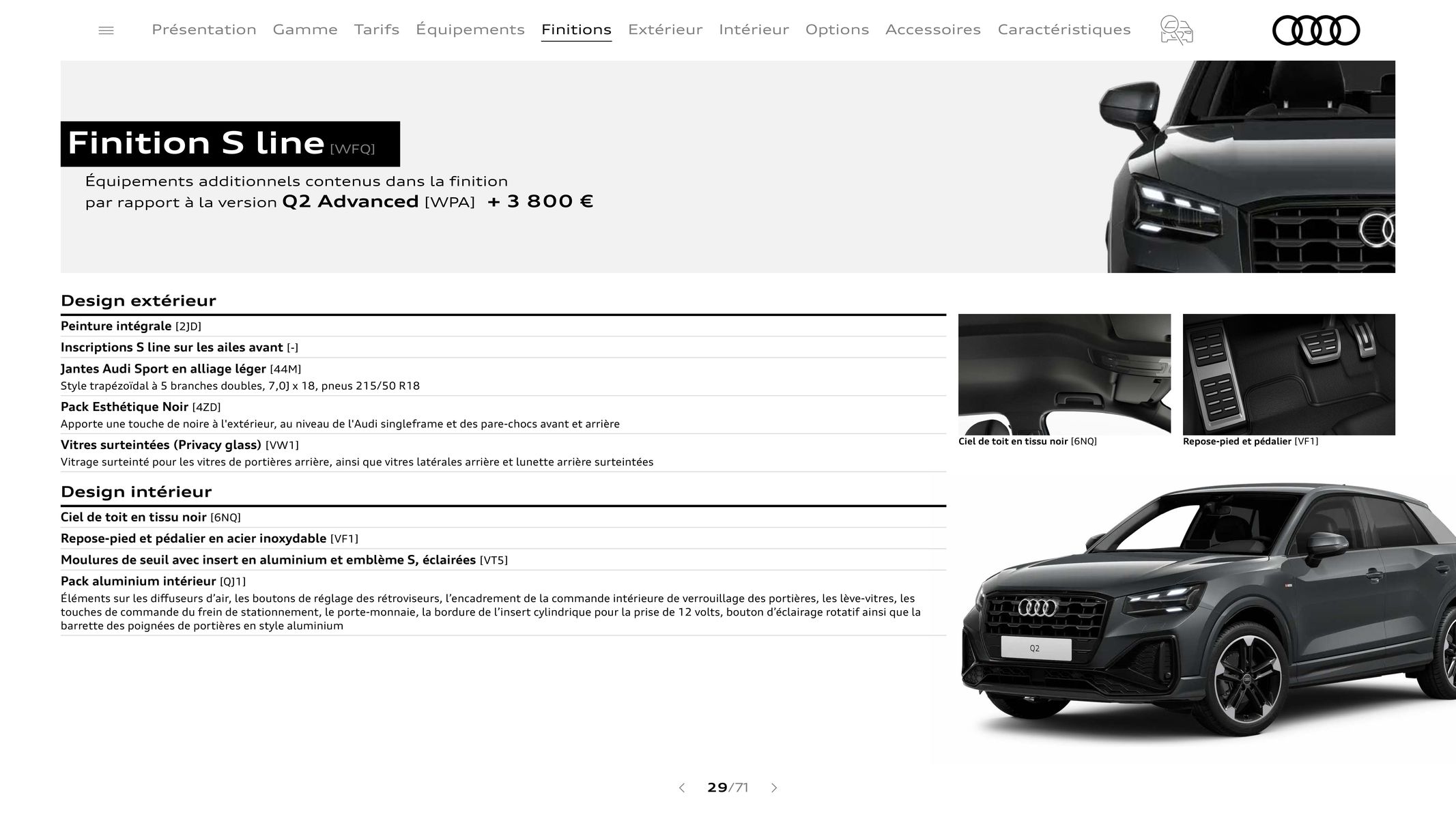 Catalogue Audi Q2, page 00029