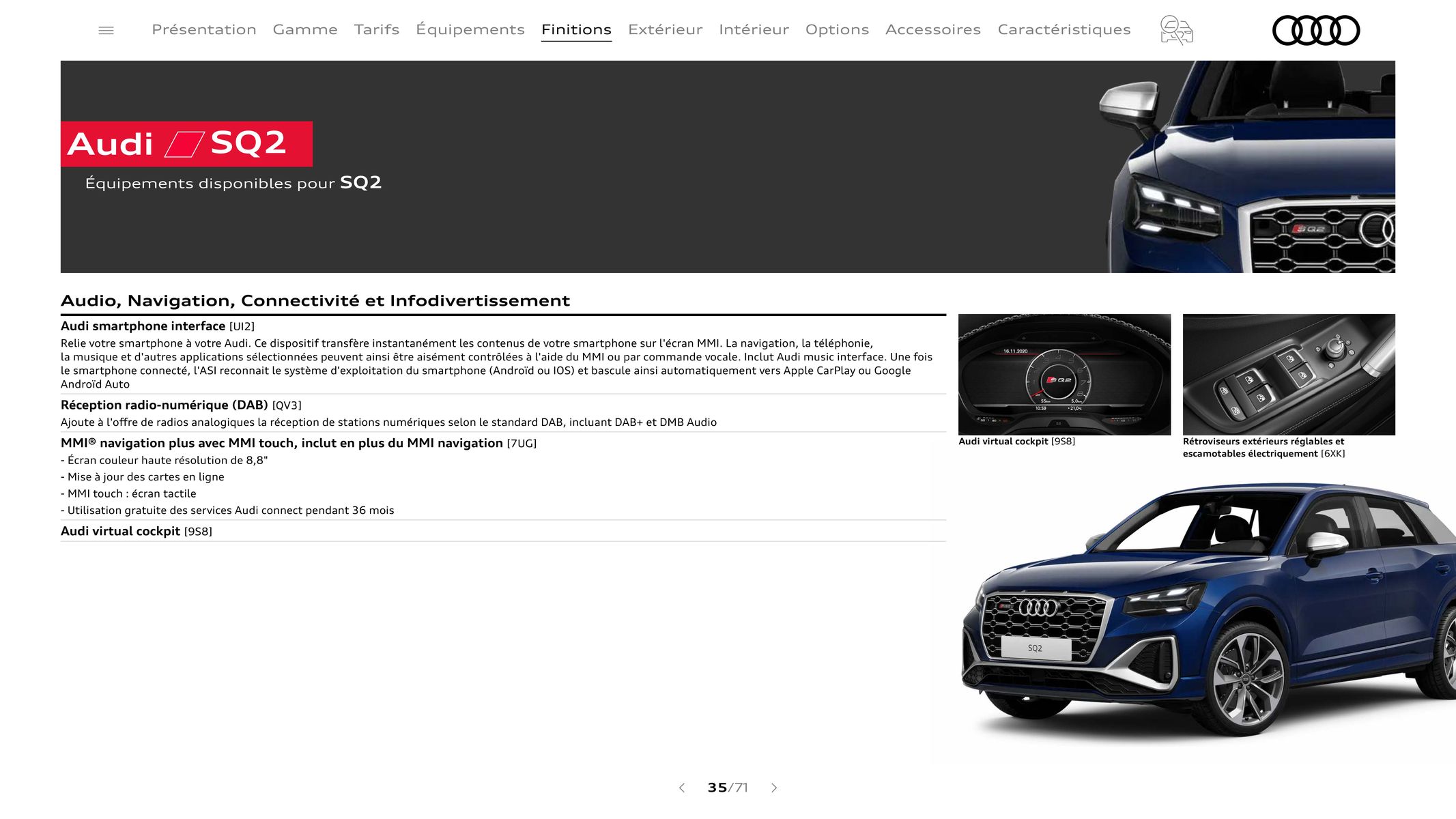 Catalogue Audi Q2, page 00035