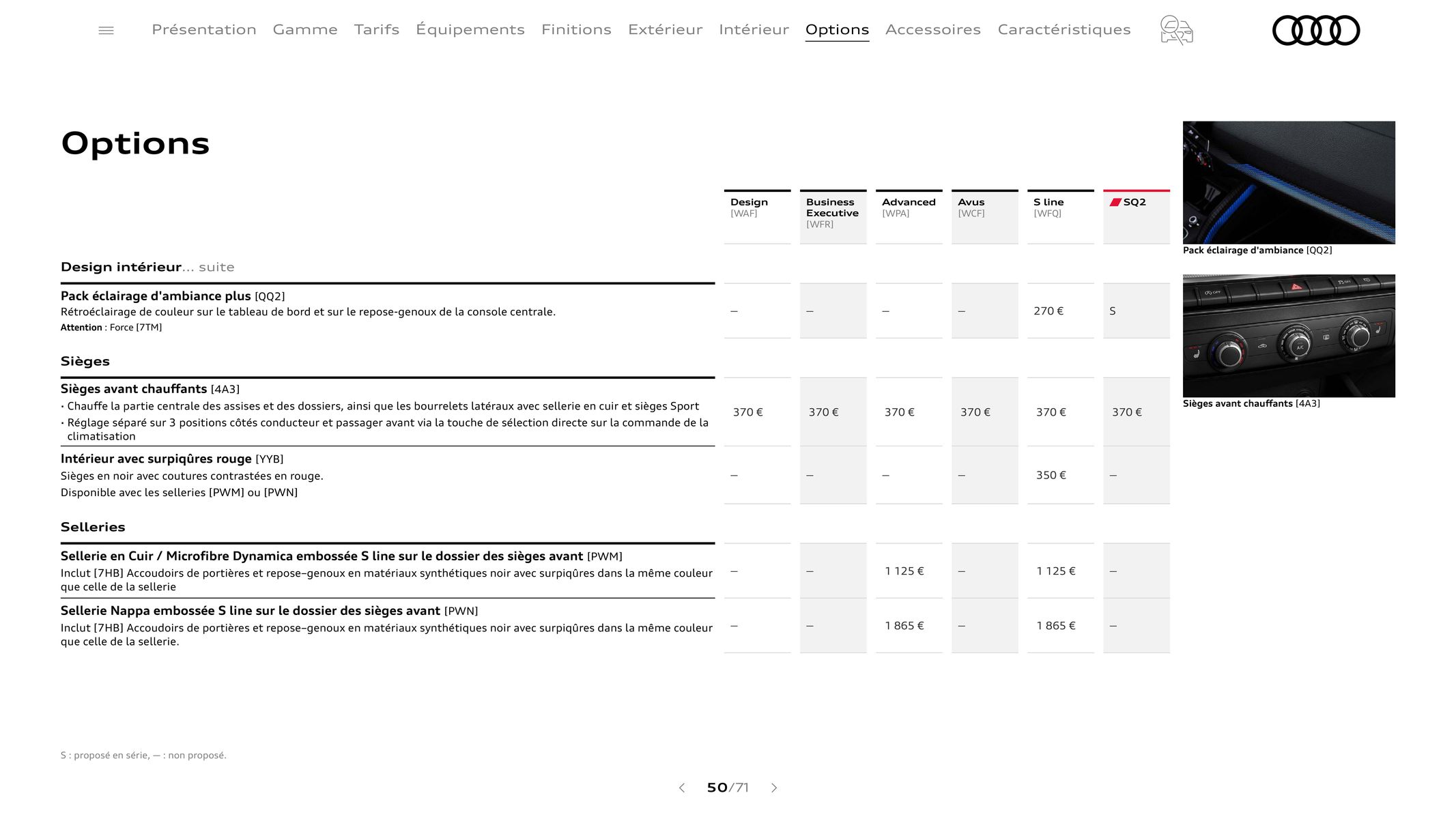 Catalogue Audi Q2, page 00050