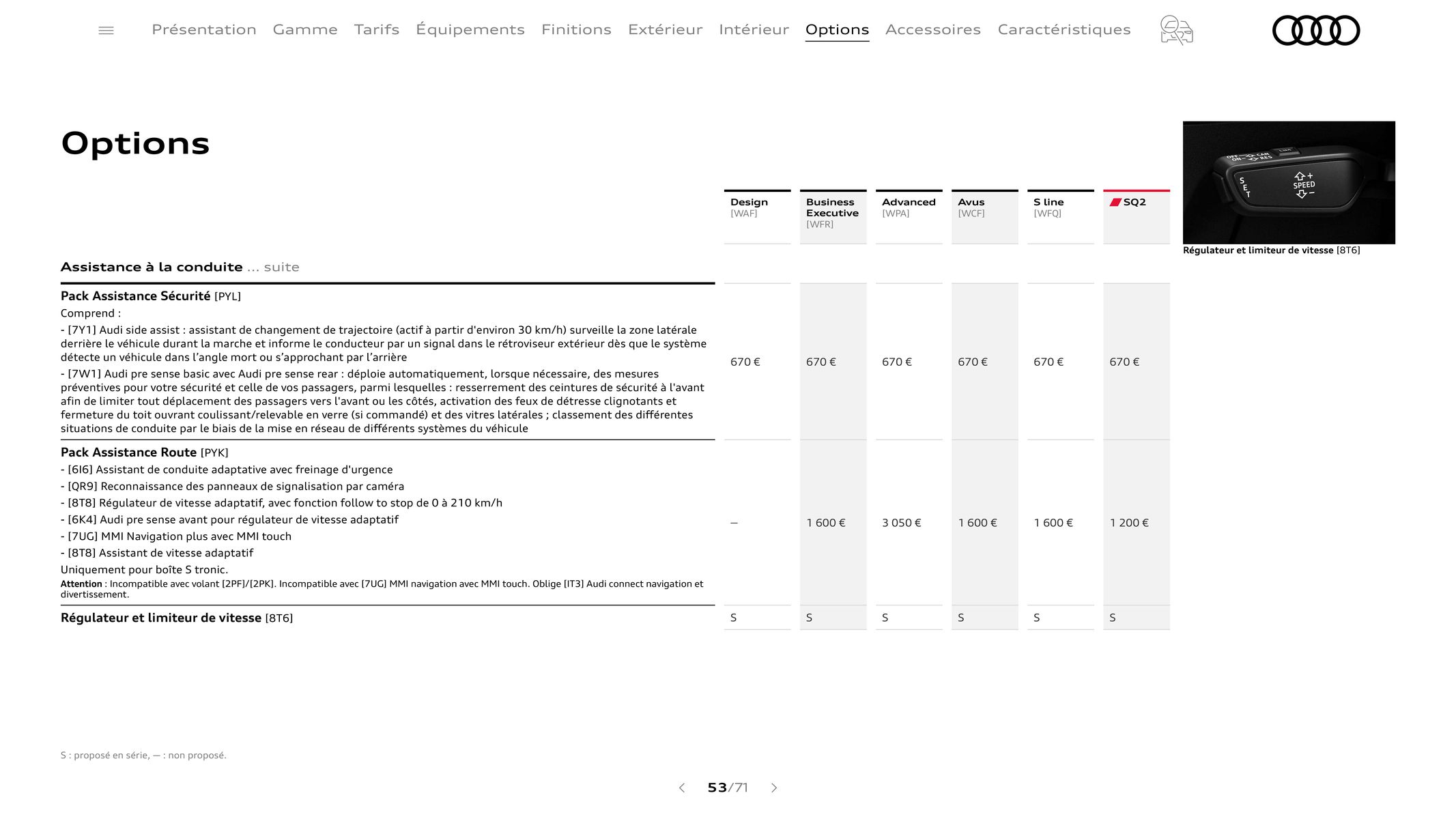 Catalogue Audi Q2, page 00053