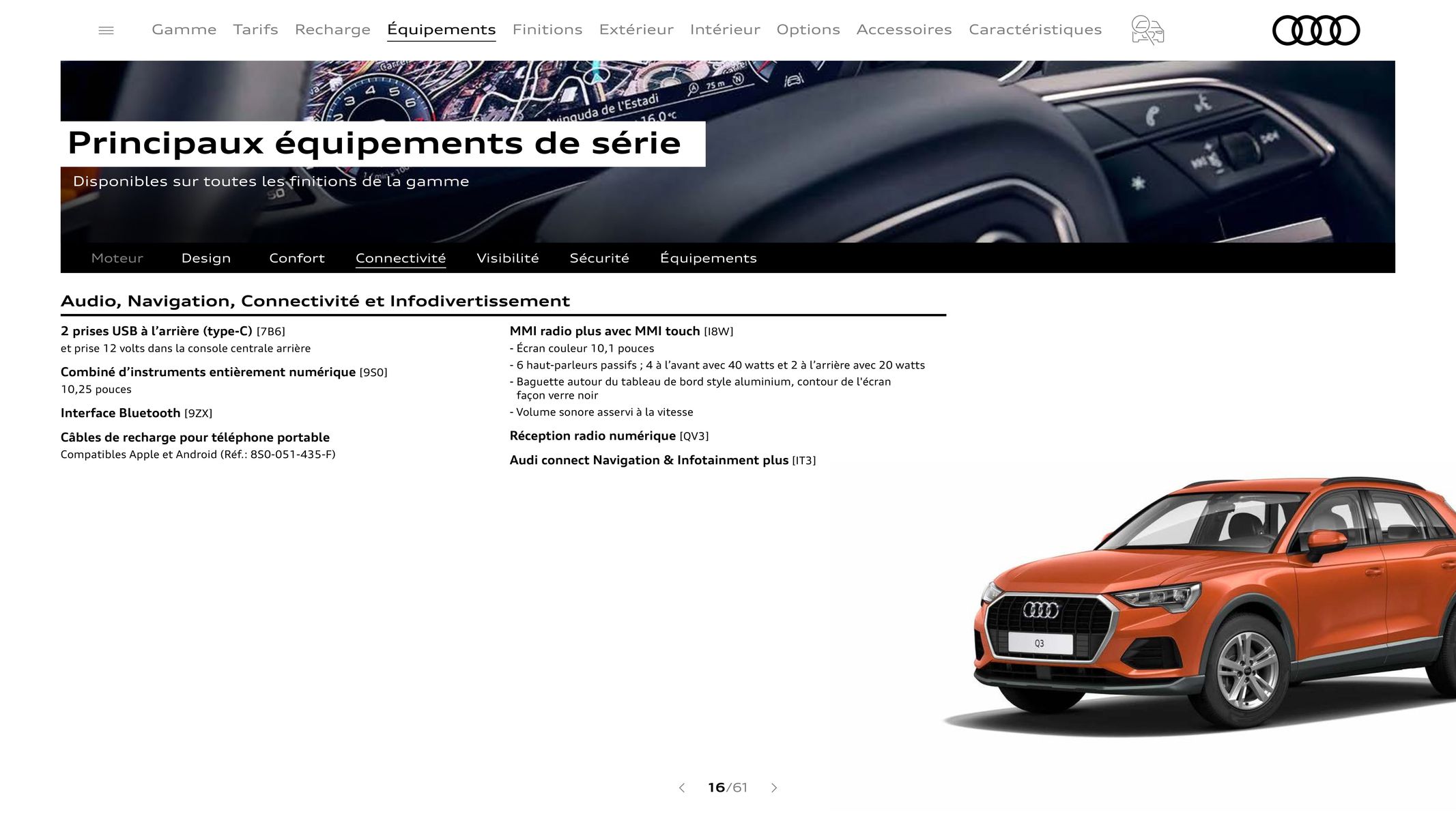 Catalogue Audi Q3, page 00016