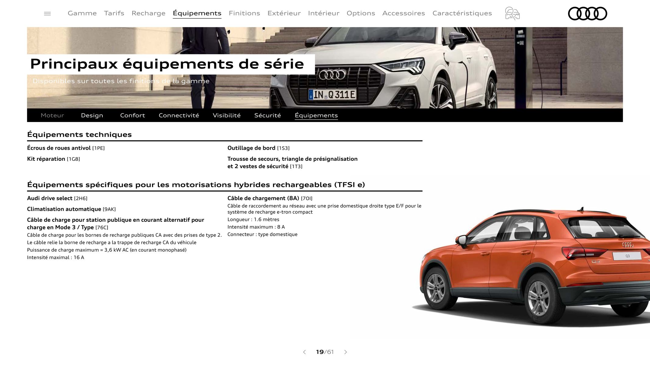 Catalogue Audi Q3, page 00019