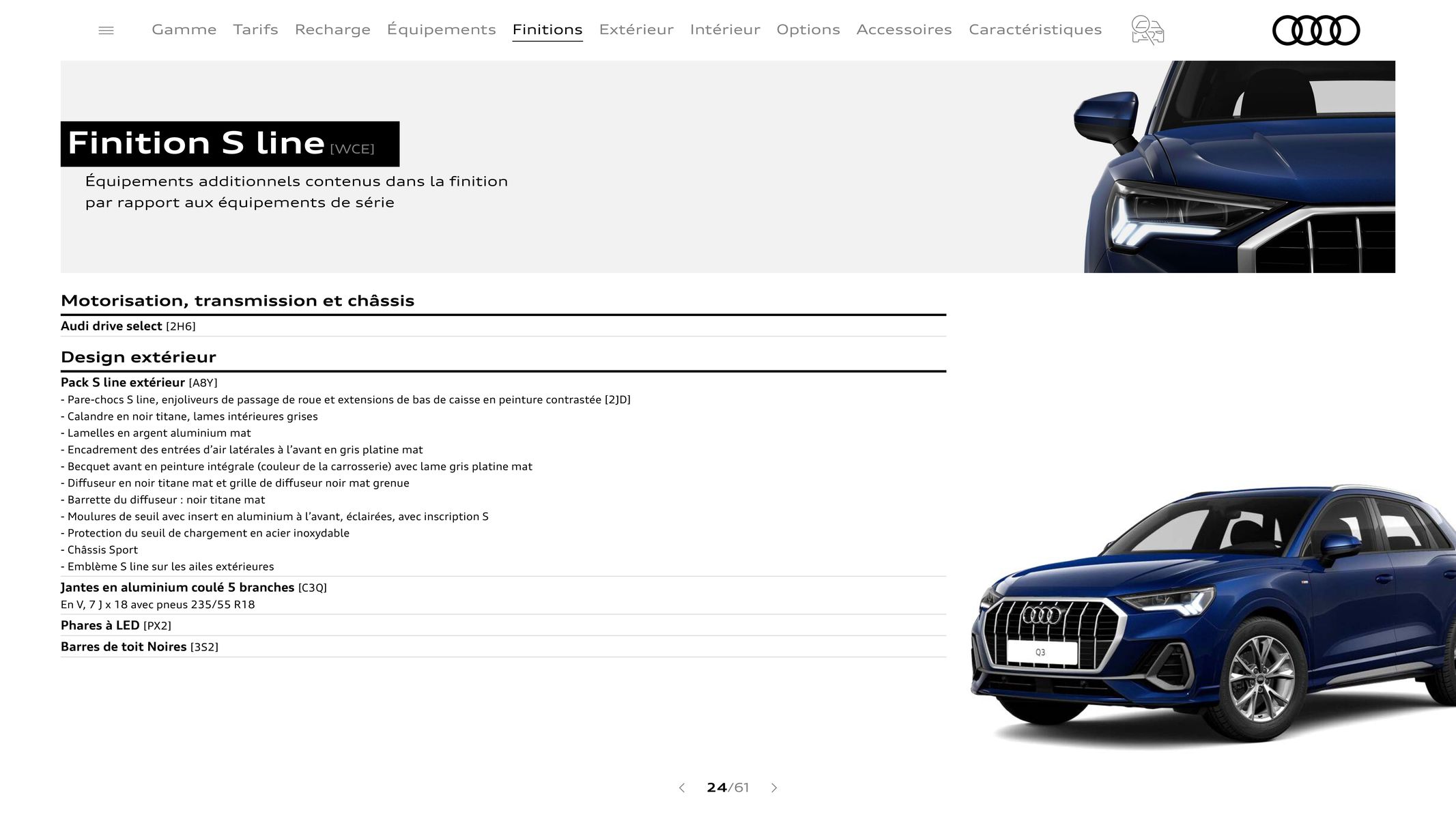 Catalogue Audi Q3, page 00024