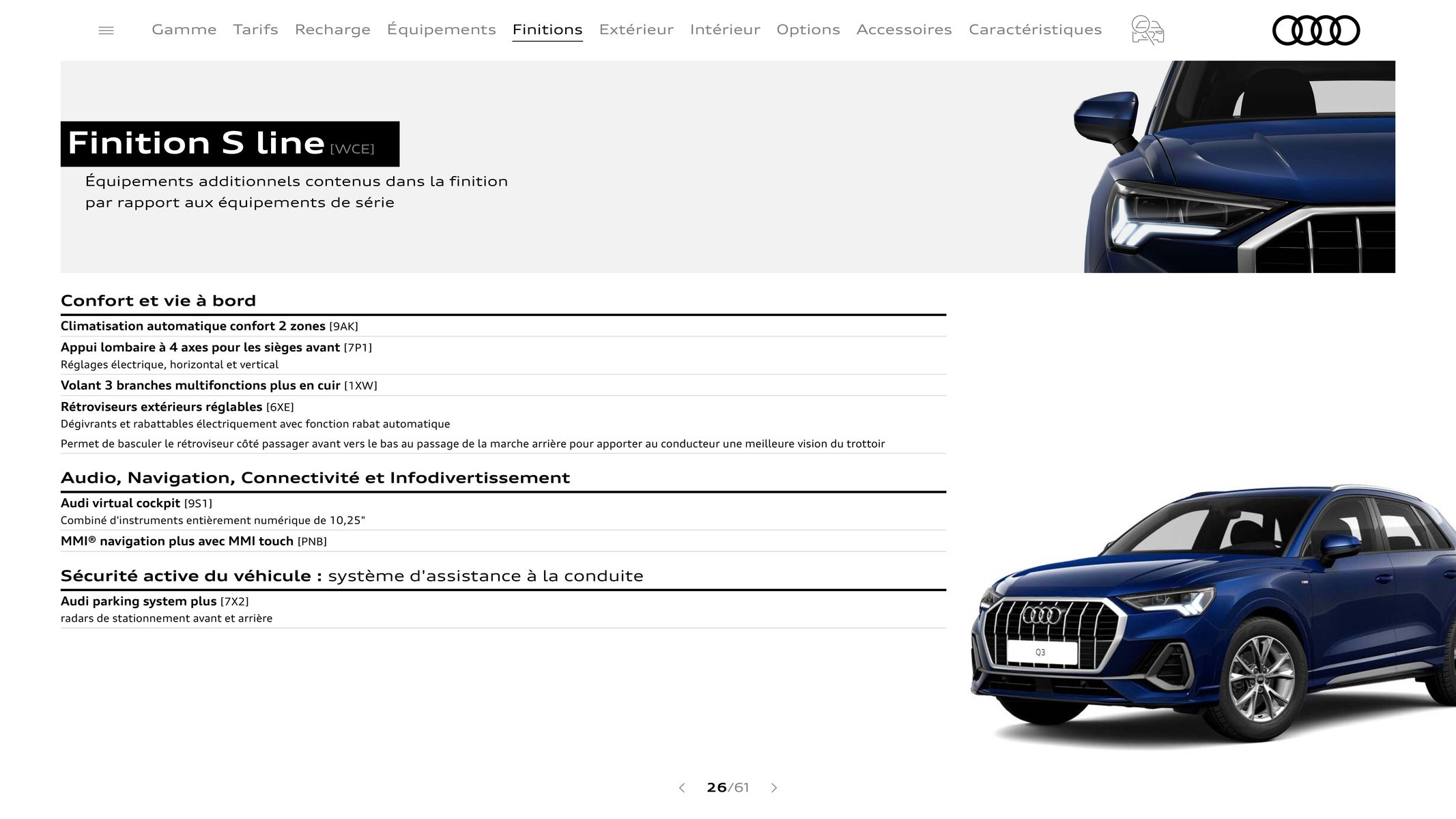 Catalogue Audi Q3, page 00026