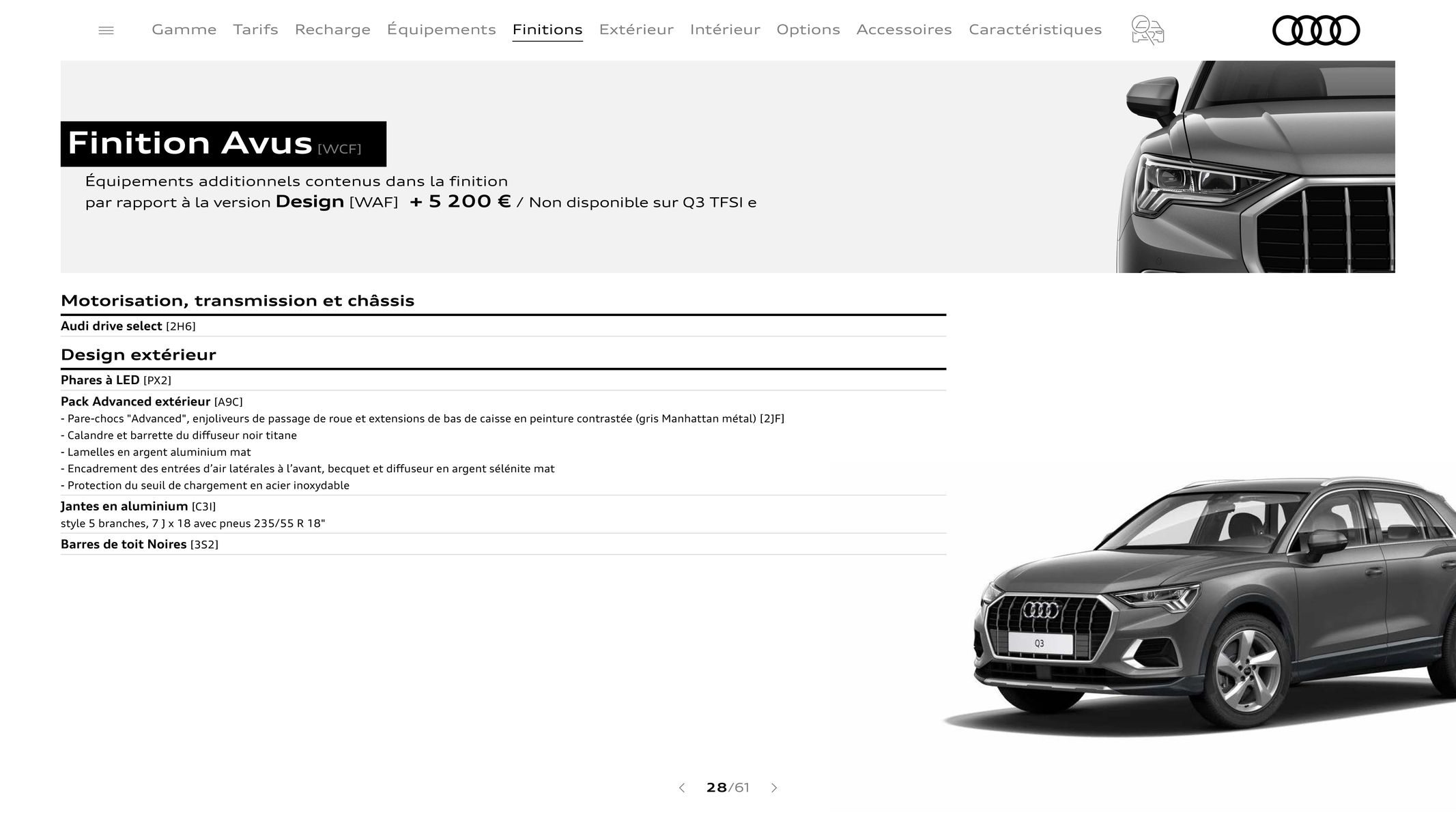 Catalogue Audi Q3, page 00028