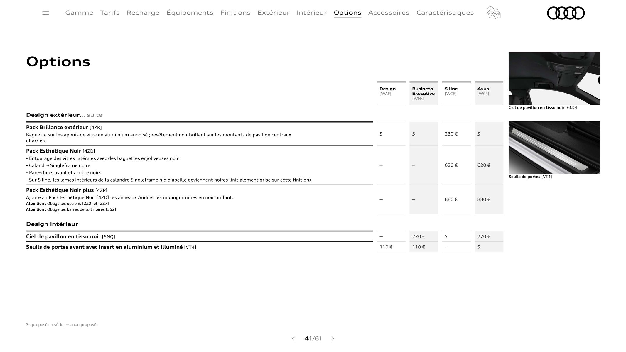 Catalogue Audi Q3, page 00041