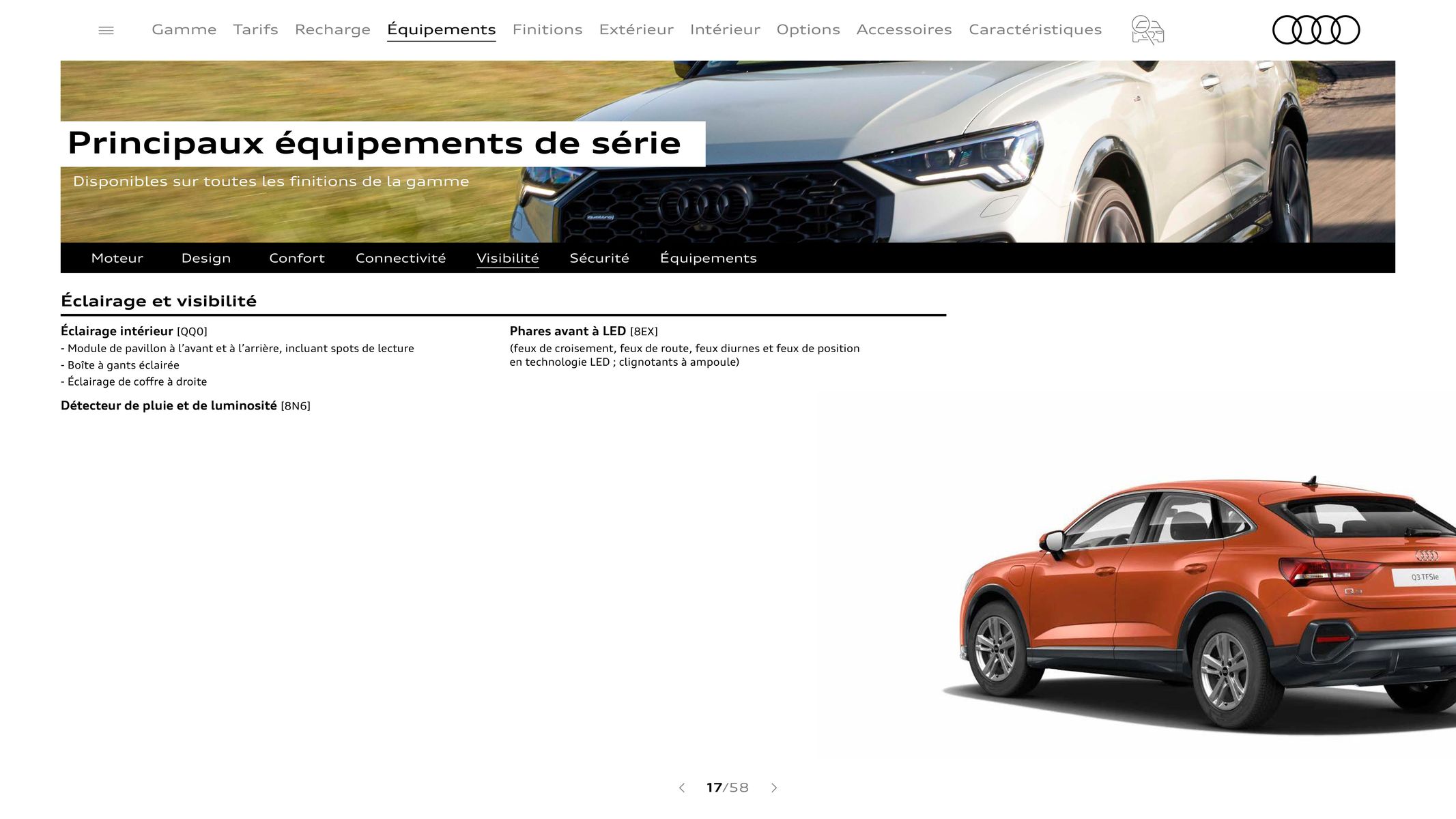 Catalogue Audi Q3 Sportback, page 00017