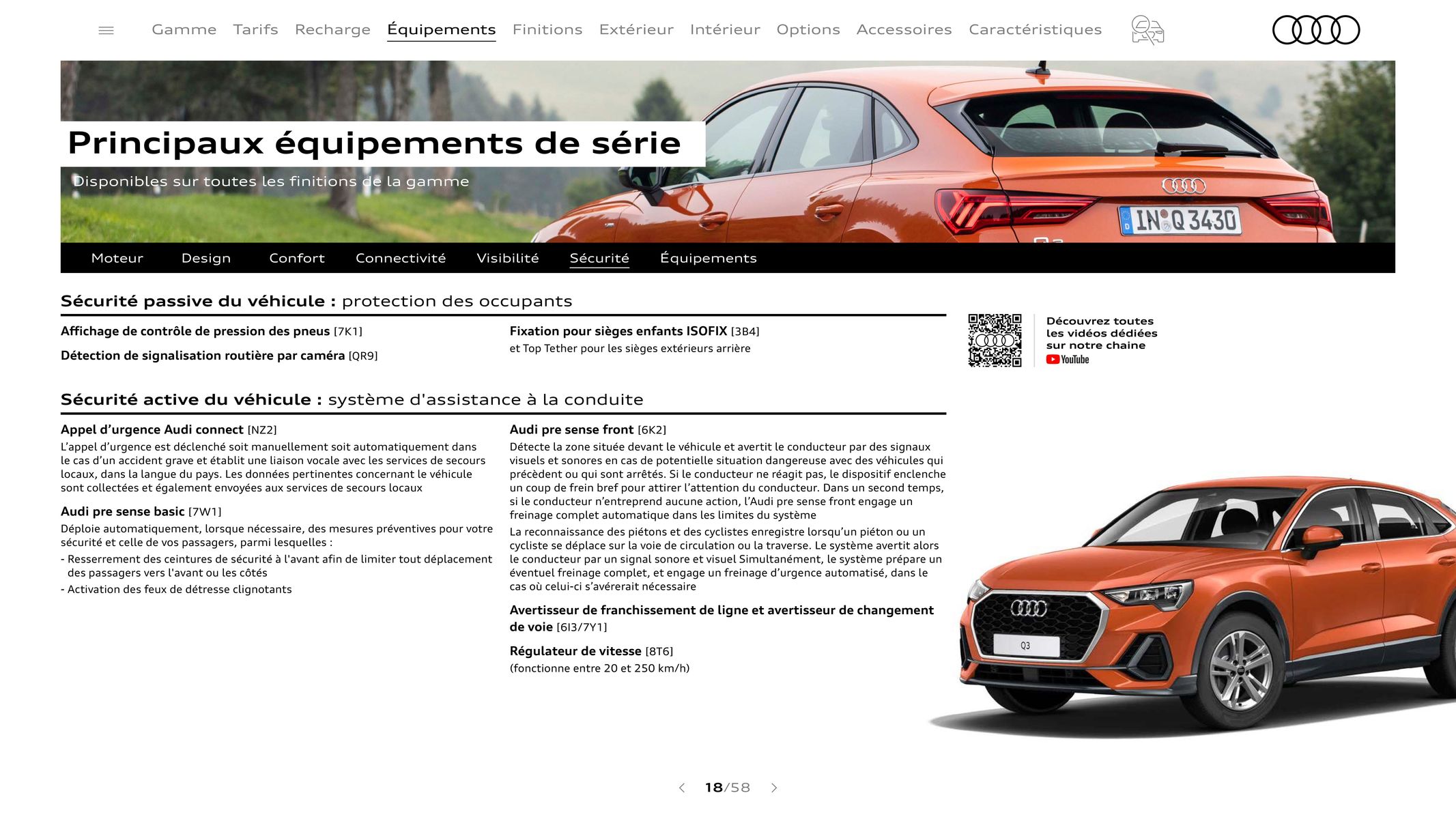 Catalogue Audi Q3 Sportback, page 00018