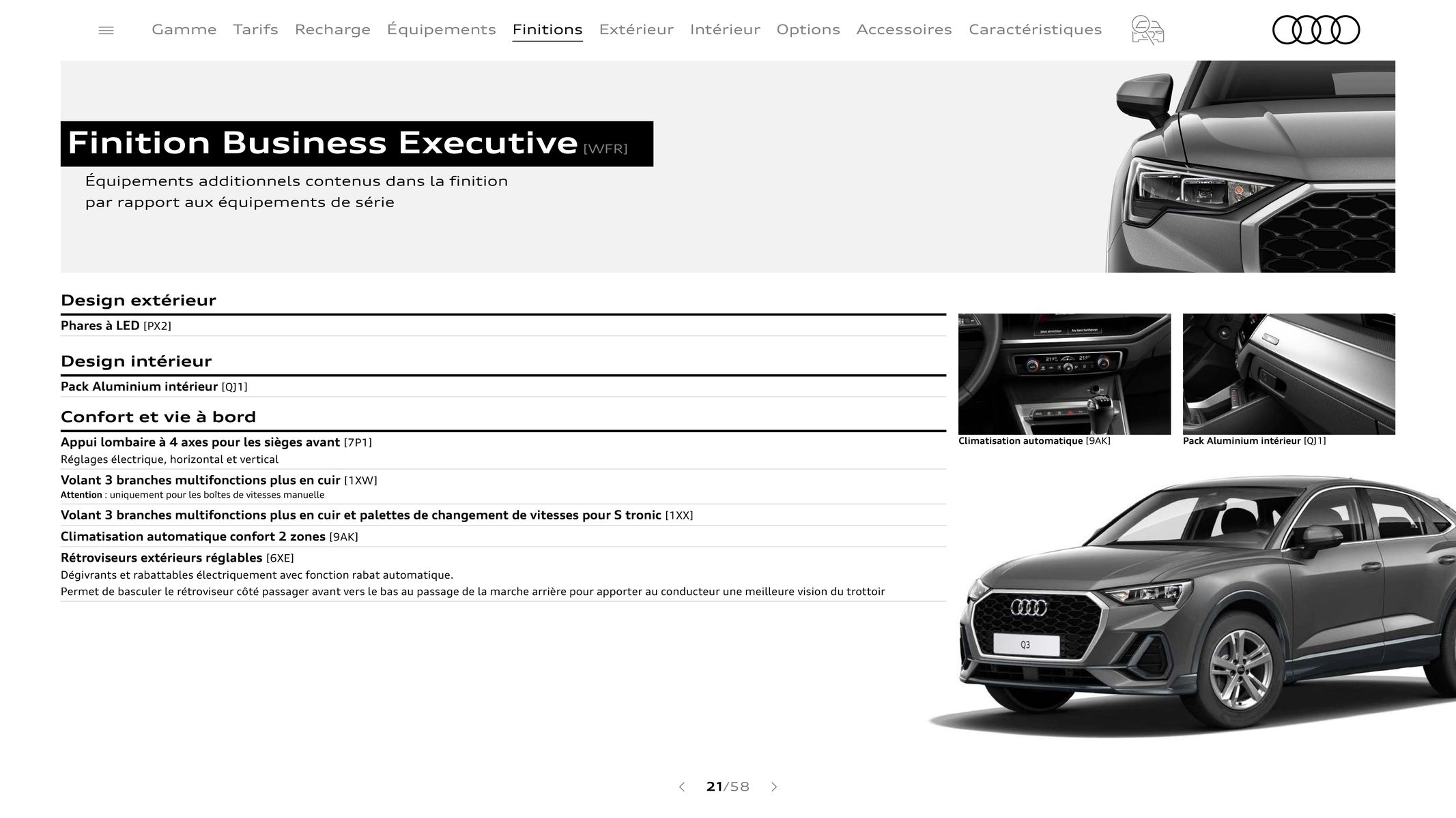 Catalogue Audi Q3 Sportback, page 00021