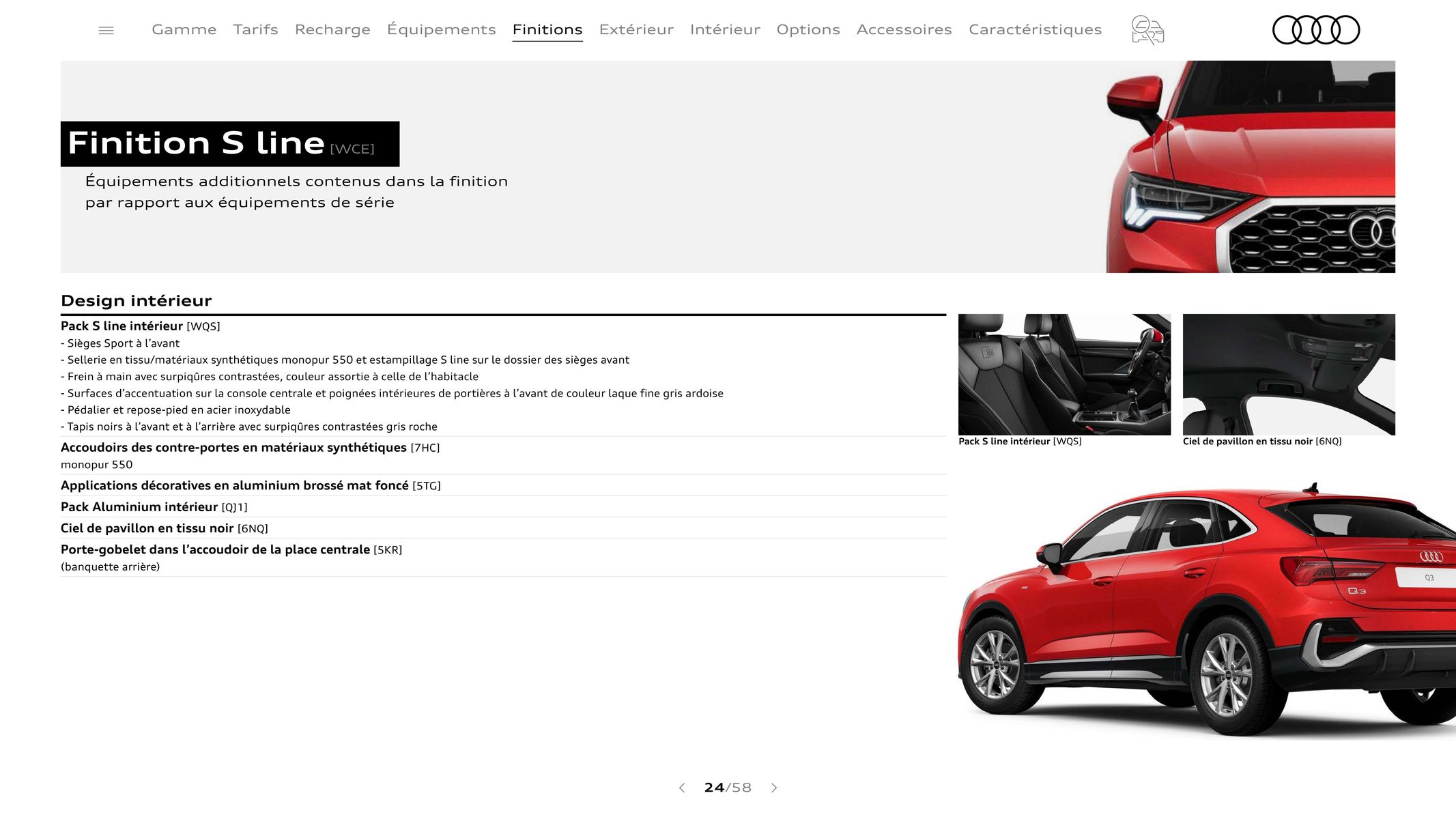 Catalogue Audi Q3 Sportback, page 00024