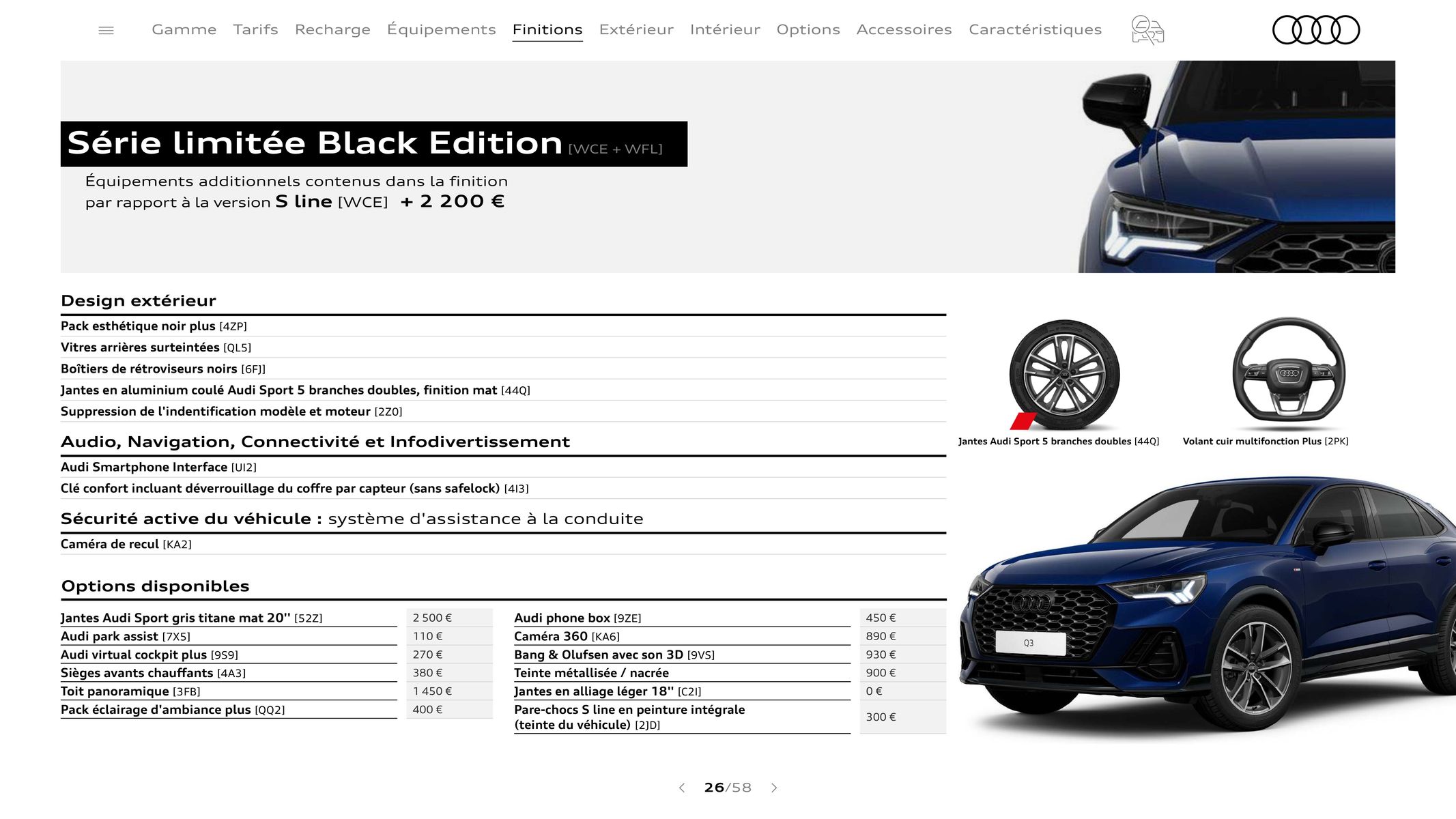 Catalogue Audi Q3 Sportback, page 00026