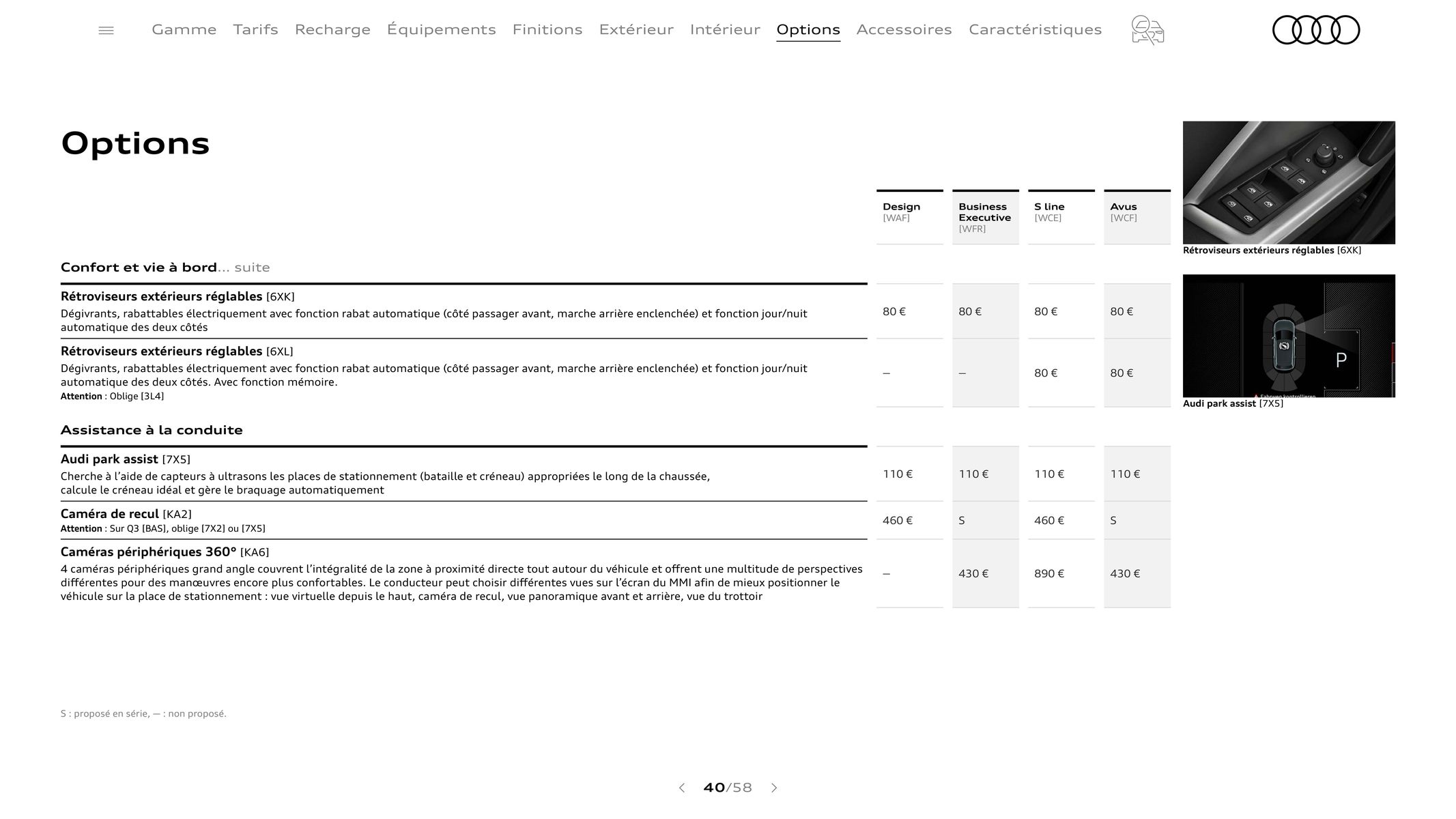 Catalogue Audi Q3 Sportback, page 00040