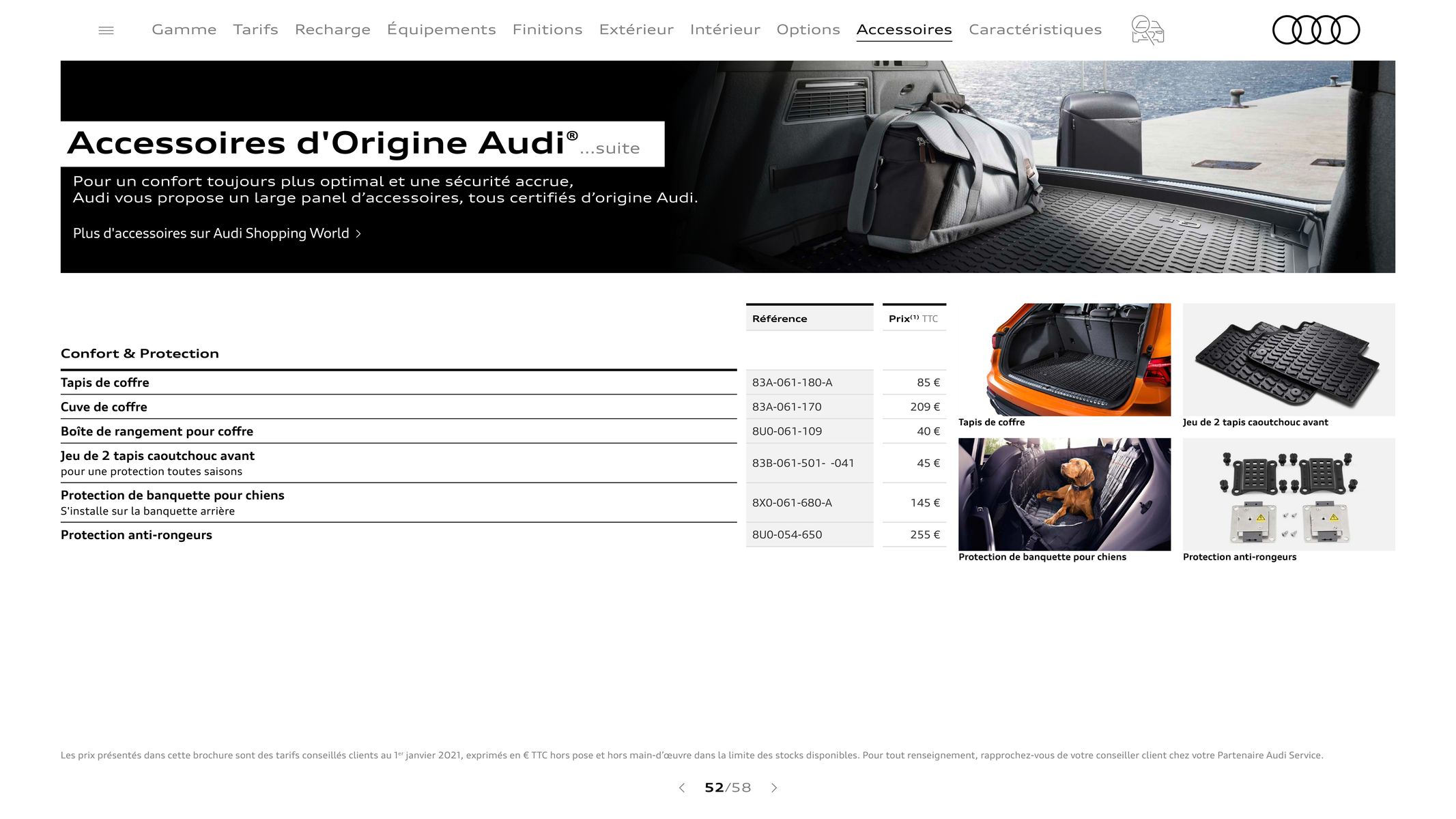 Catalogue Audi Q3 Sportback, page 00052