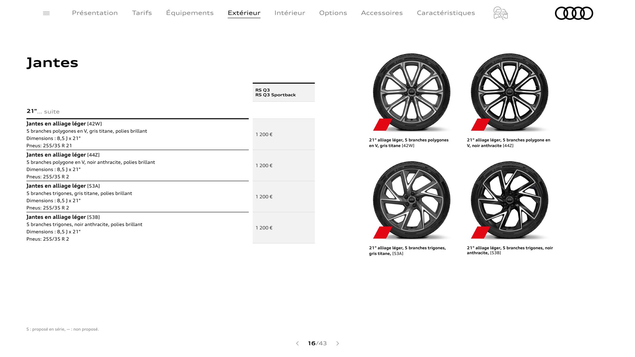 Catalogue Audi RS Q3, page 00016