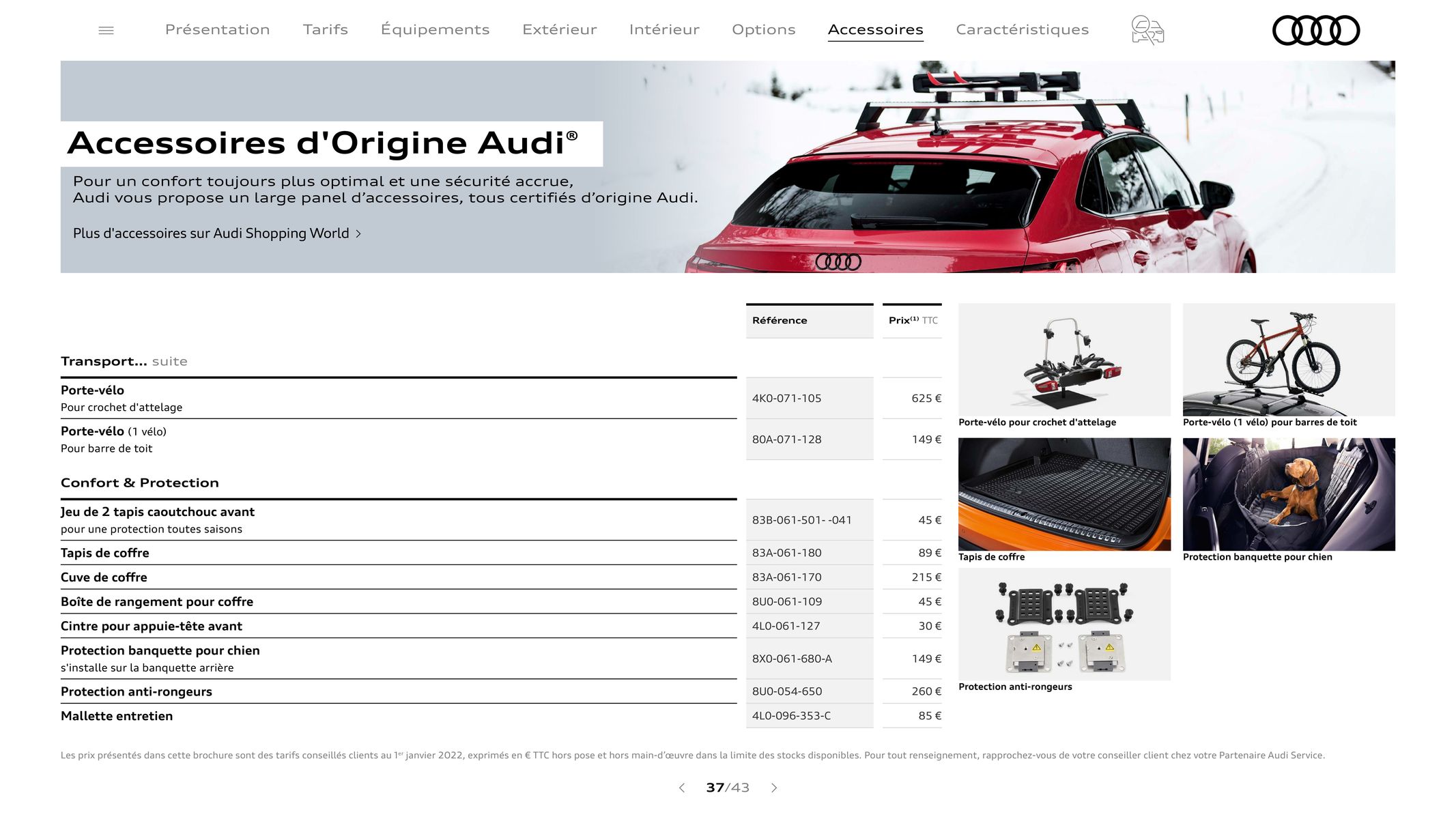 Catalogue Audi RS Q3, page 00037