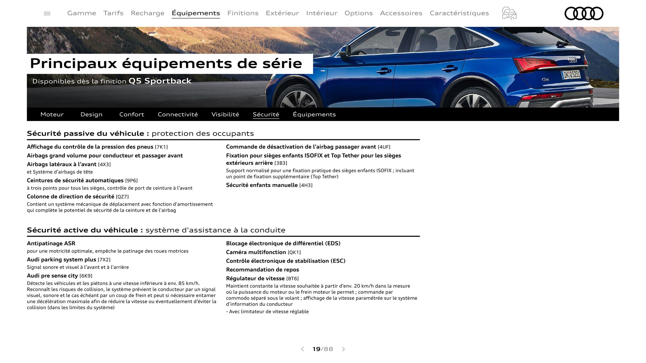 Catalogue Audi Q5, page 00019