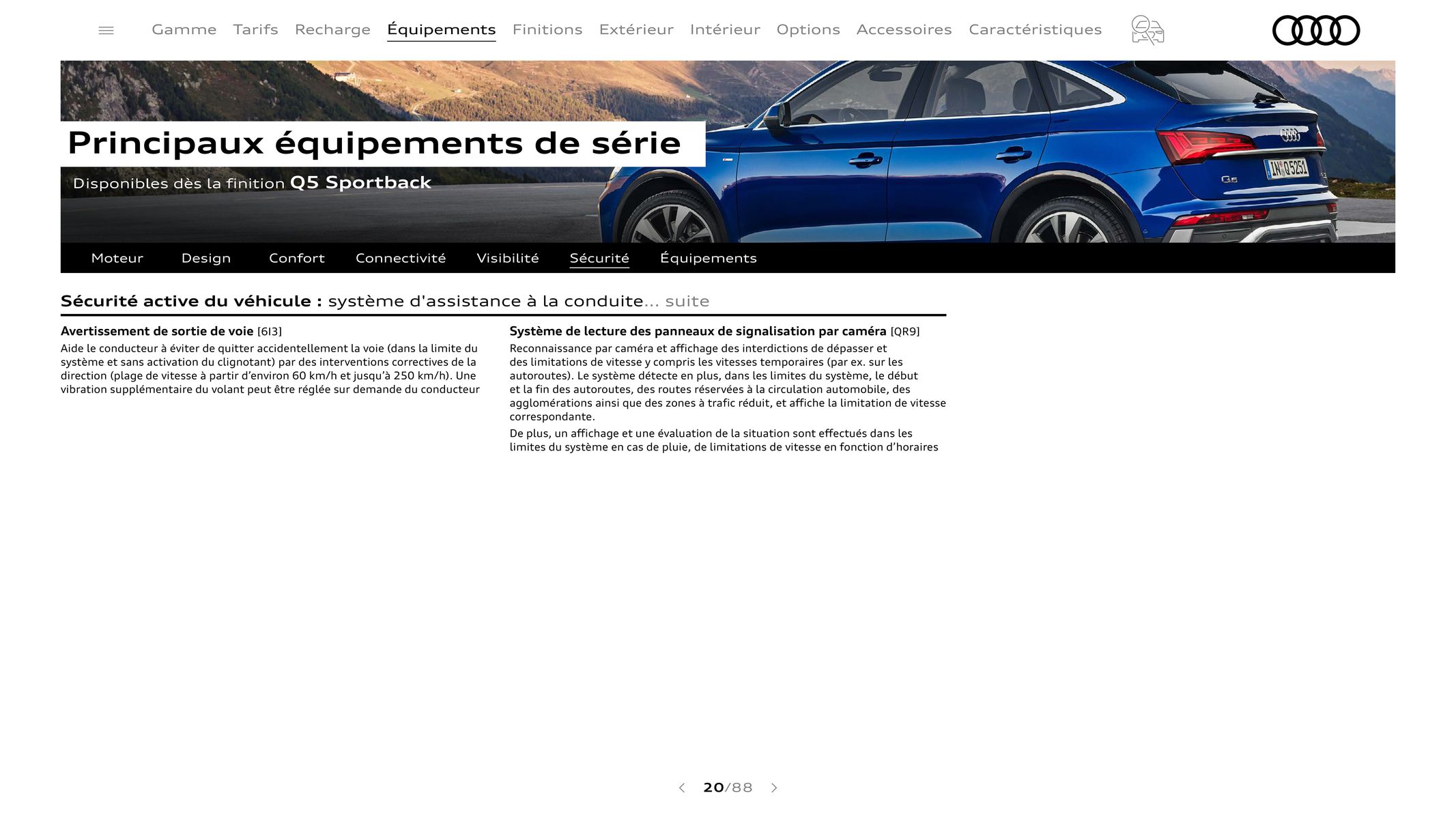 Catalogue Audi Q5, page 00020