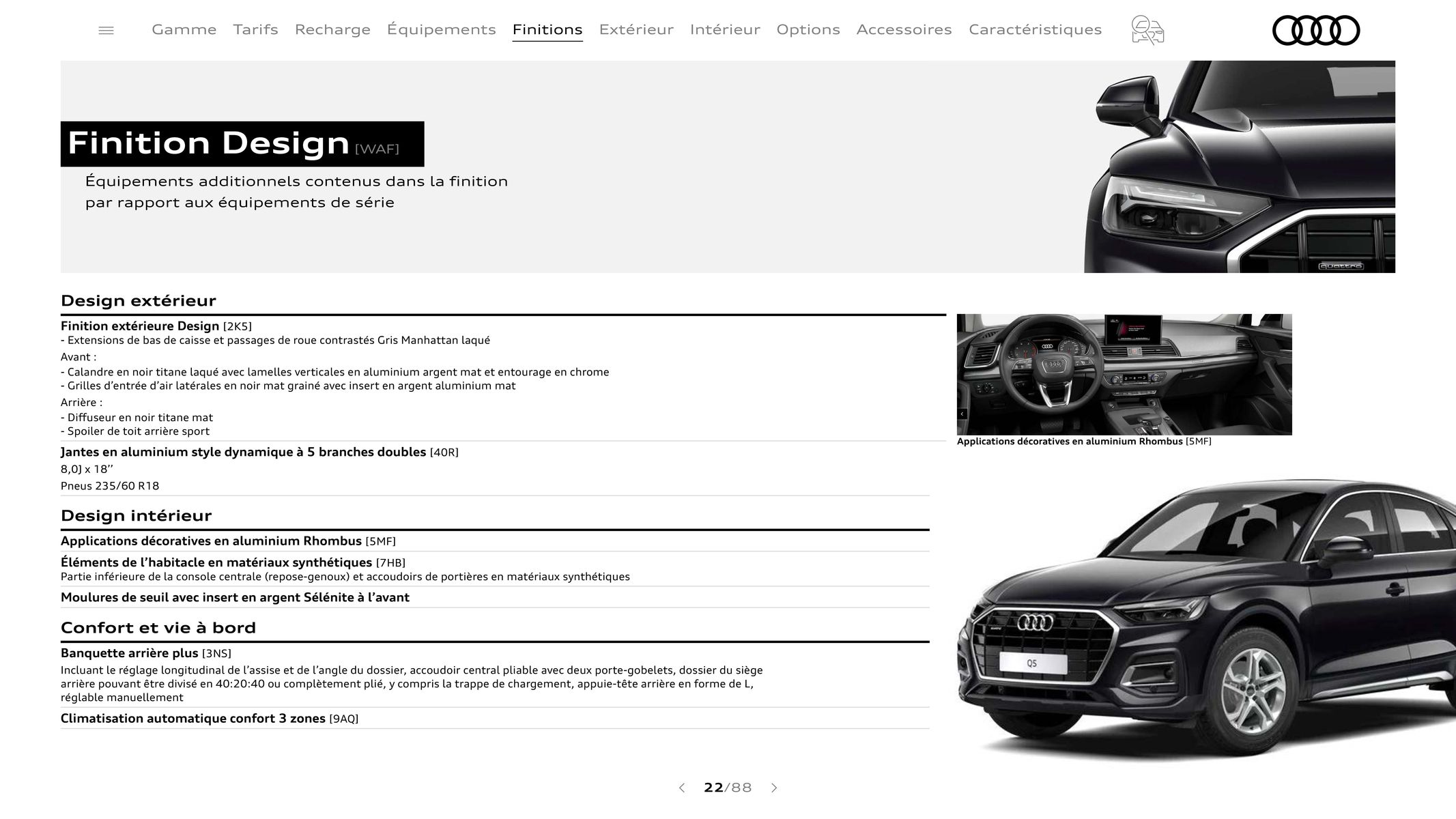 Catalogue Audi Q5, page 00022