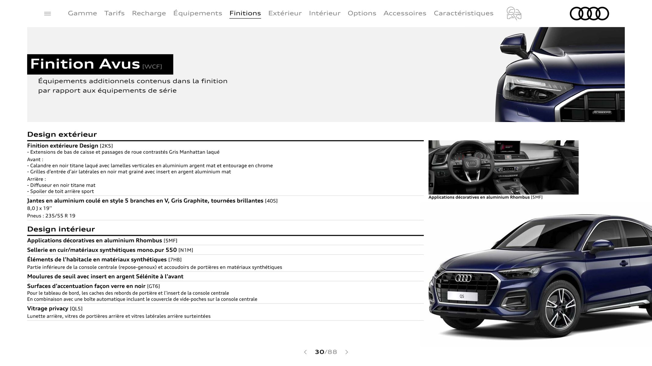 Catalogue Audi Q5, page 00030