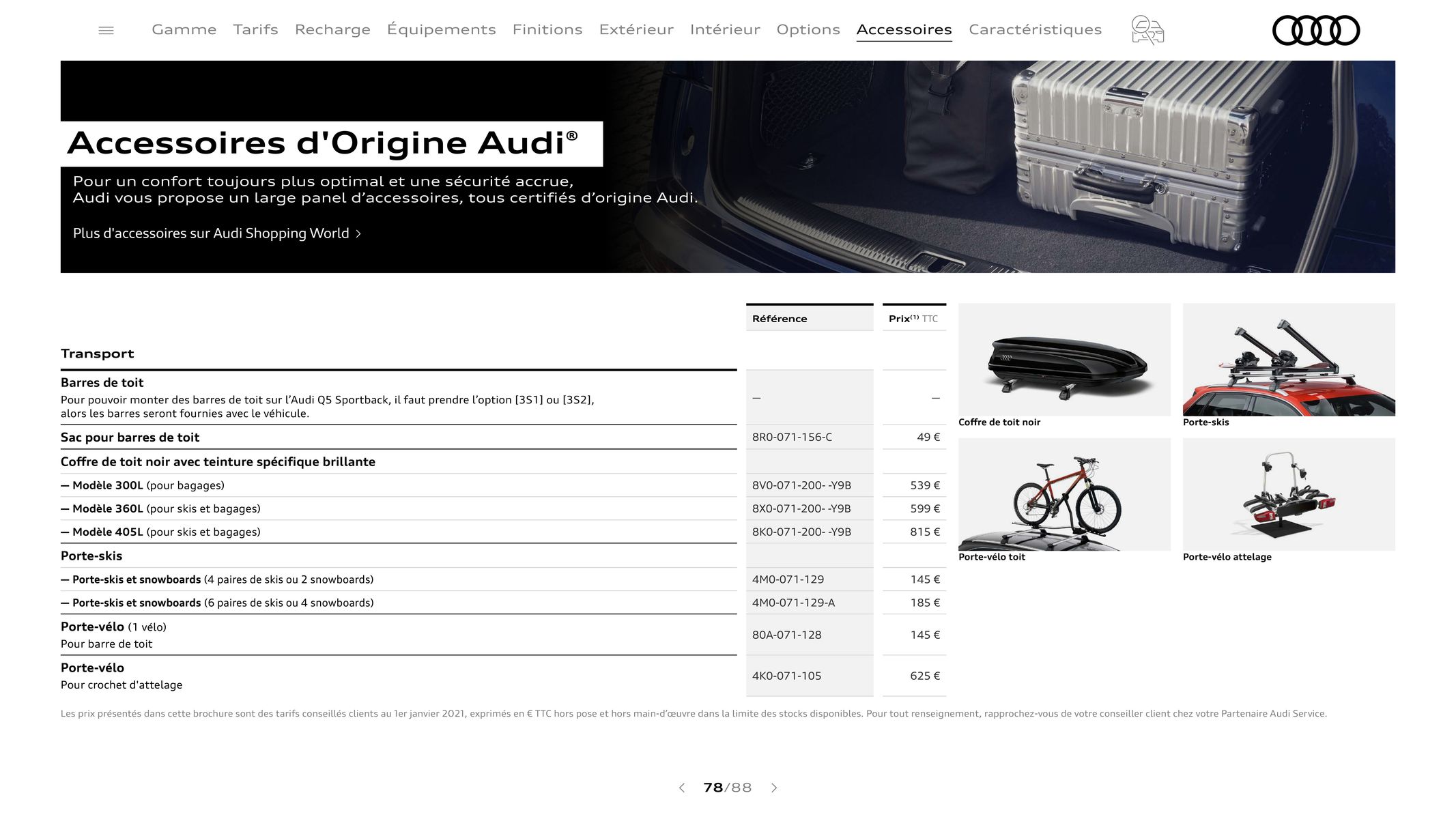 Catalogue Audi Q5, page 00078