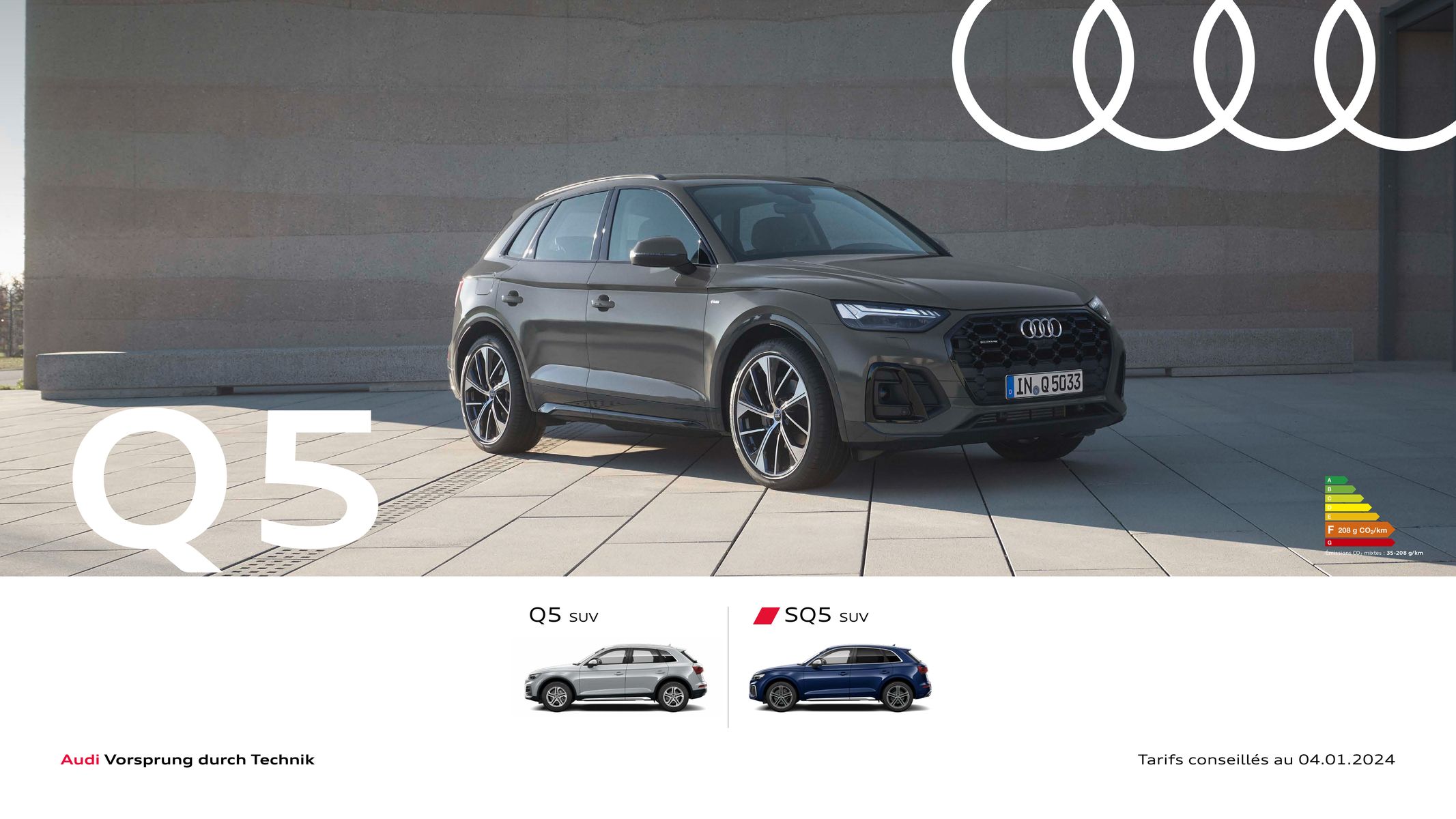 Catalogue Audi Q5 & SQ5, page 00001