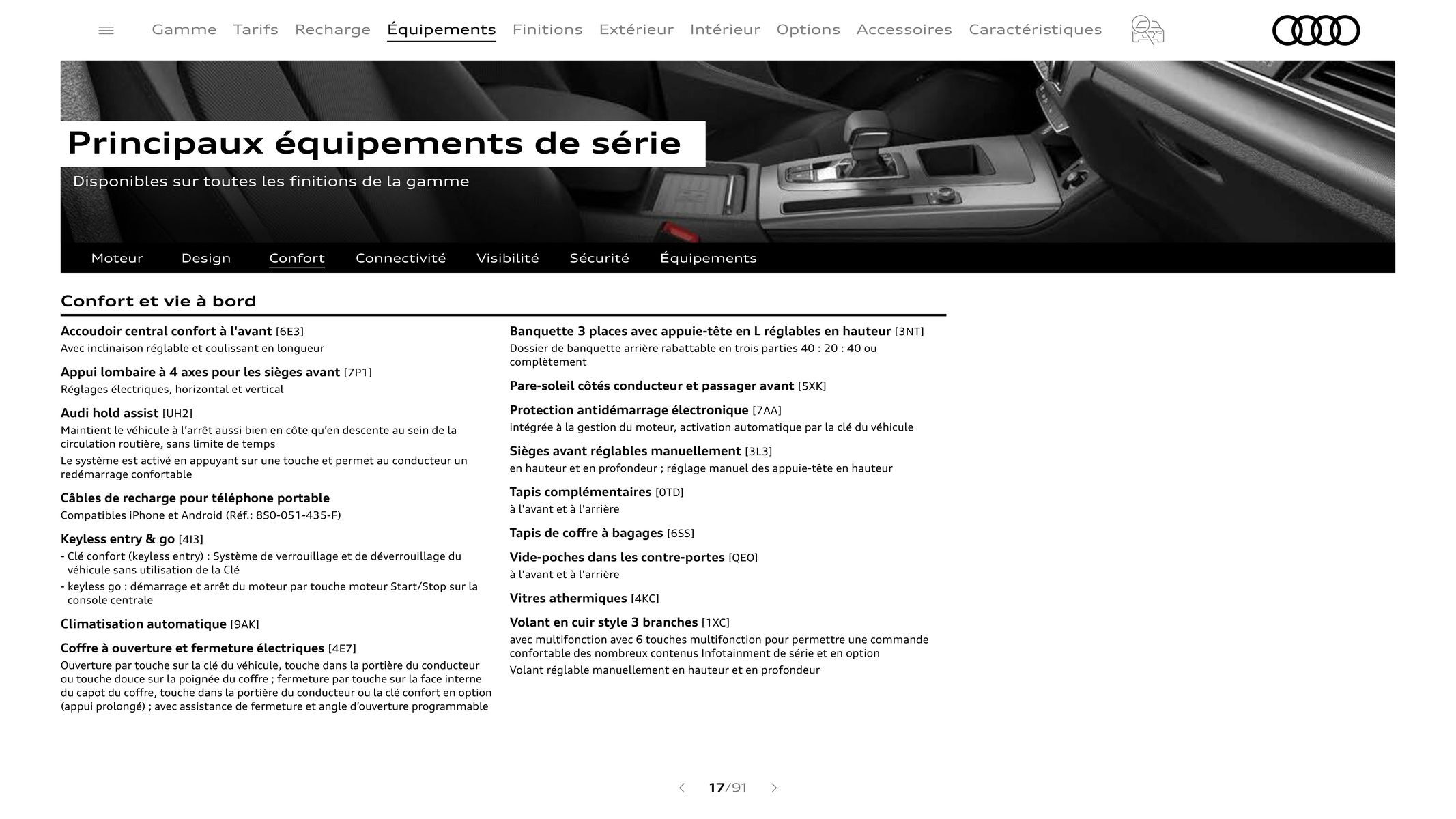 Catalogue Audi Q5 & SQ5, page 00017