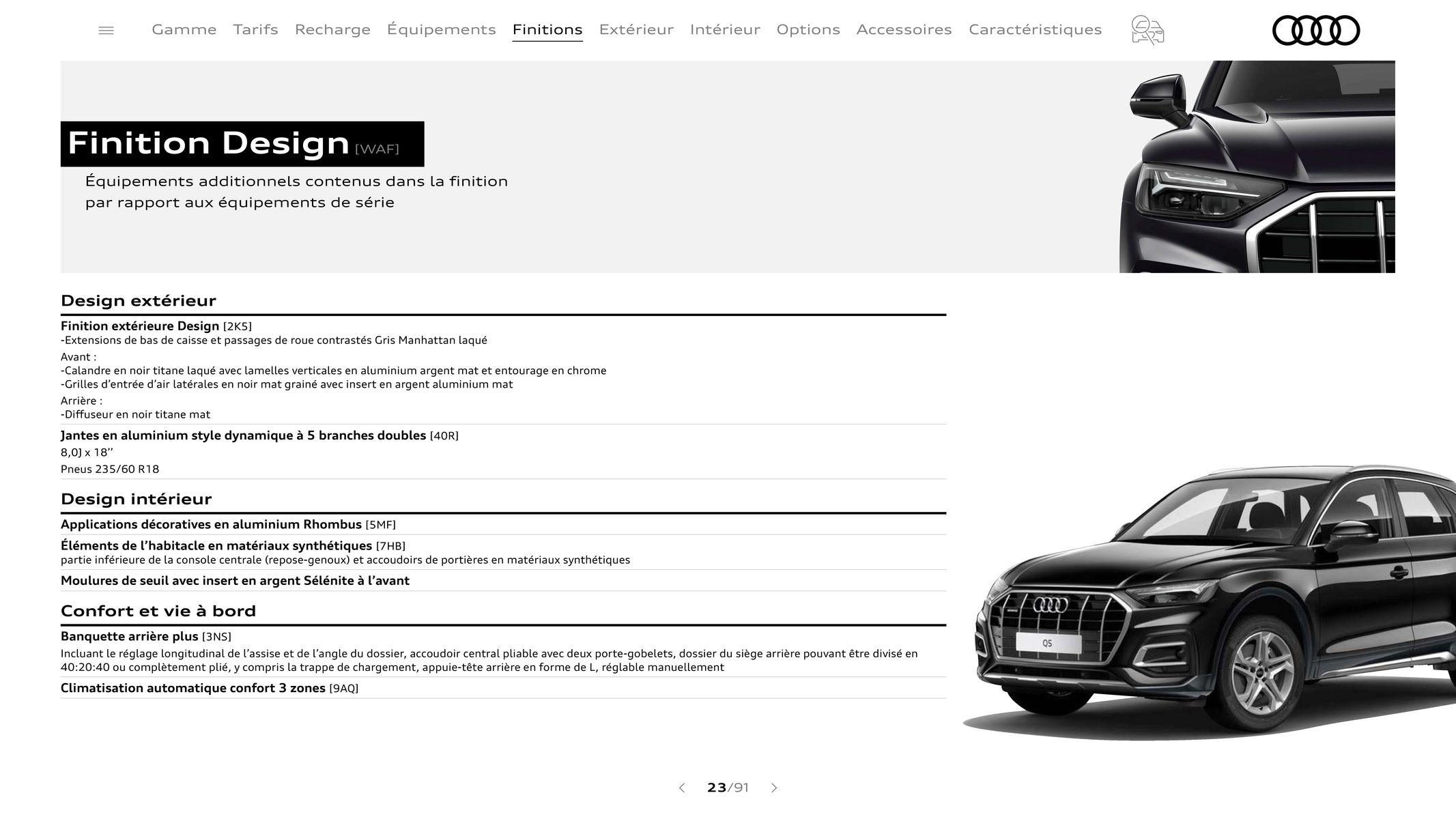 Catalogue Audi Q5 & SQ5, page 00023