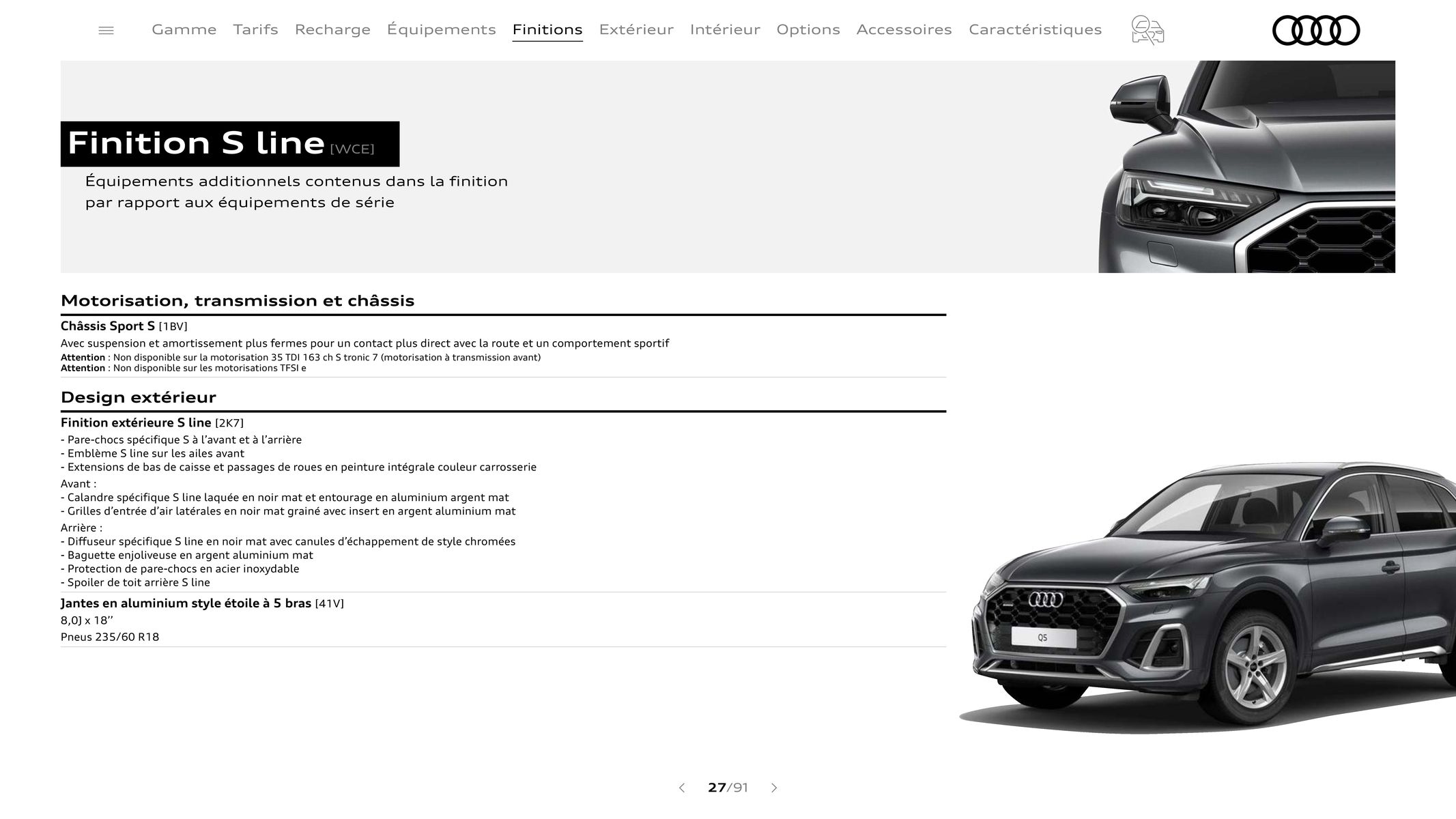 Catalogue Audi Q5 & SQ5, page 00027