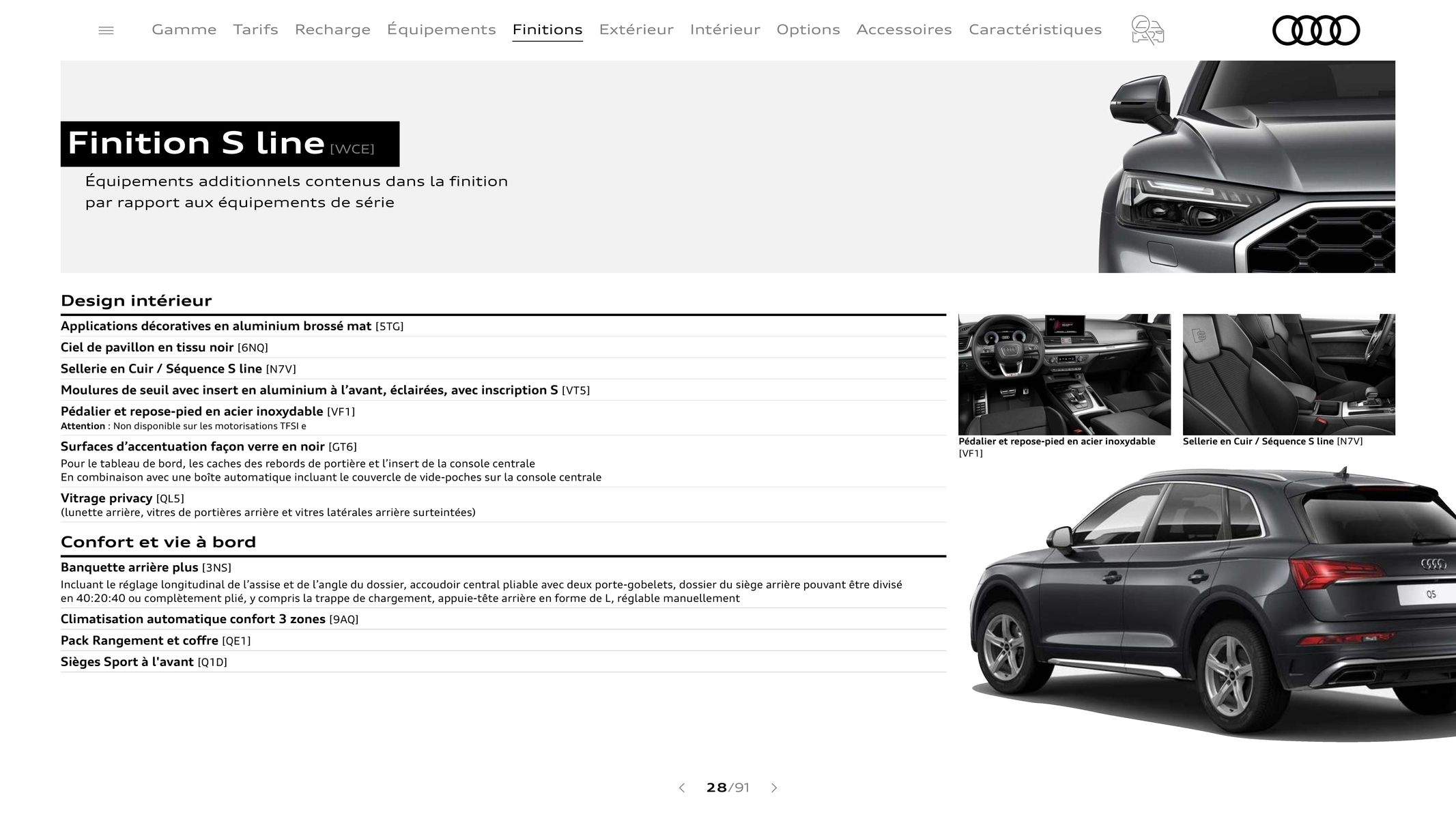 Catalogue Audi Q5 & SQ5, page 00028