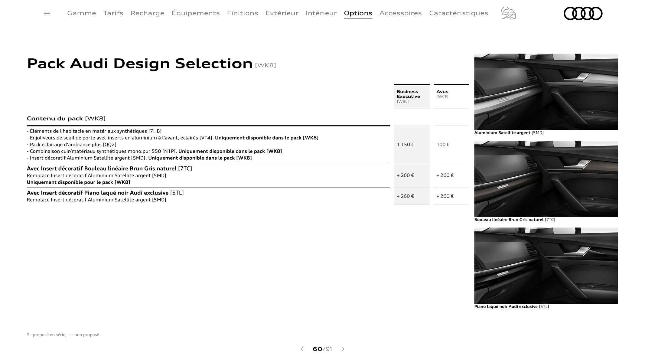 Catalogue Audi Q5 & SQ5, page 00060