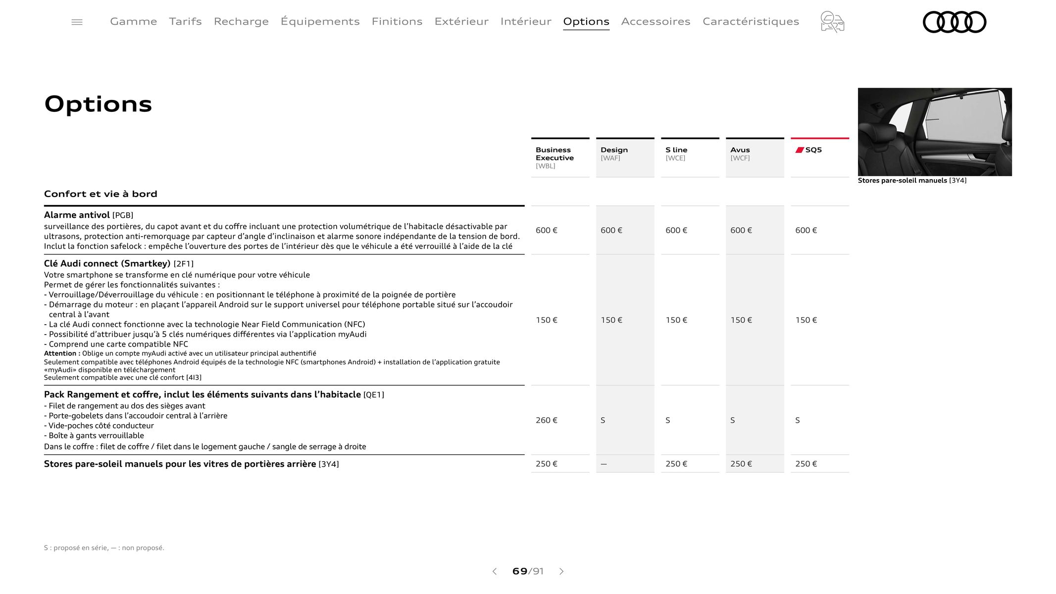 Catalogue Audi Q5 & SQ5, page 00069