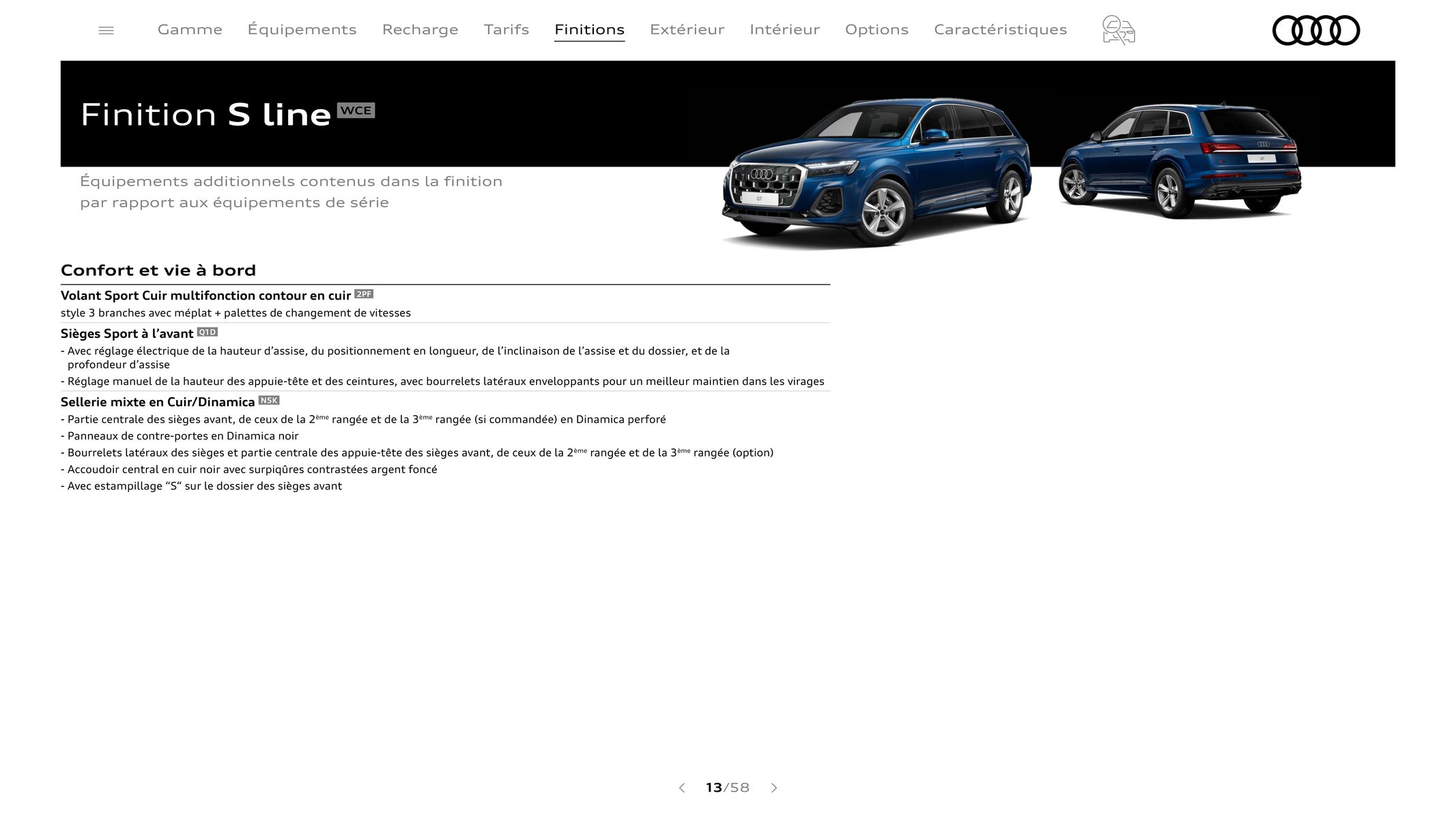 Catalogue Audi Q7, page 00013