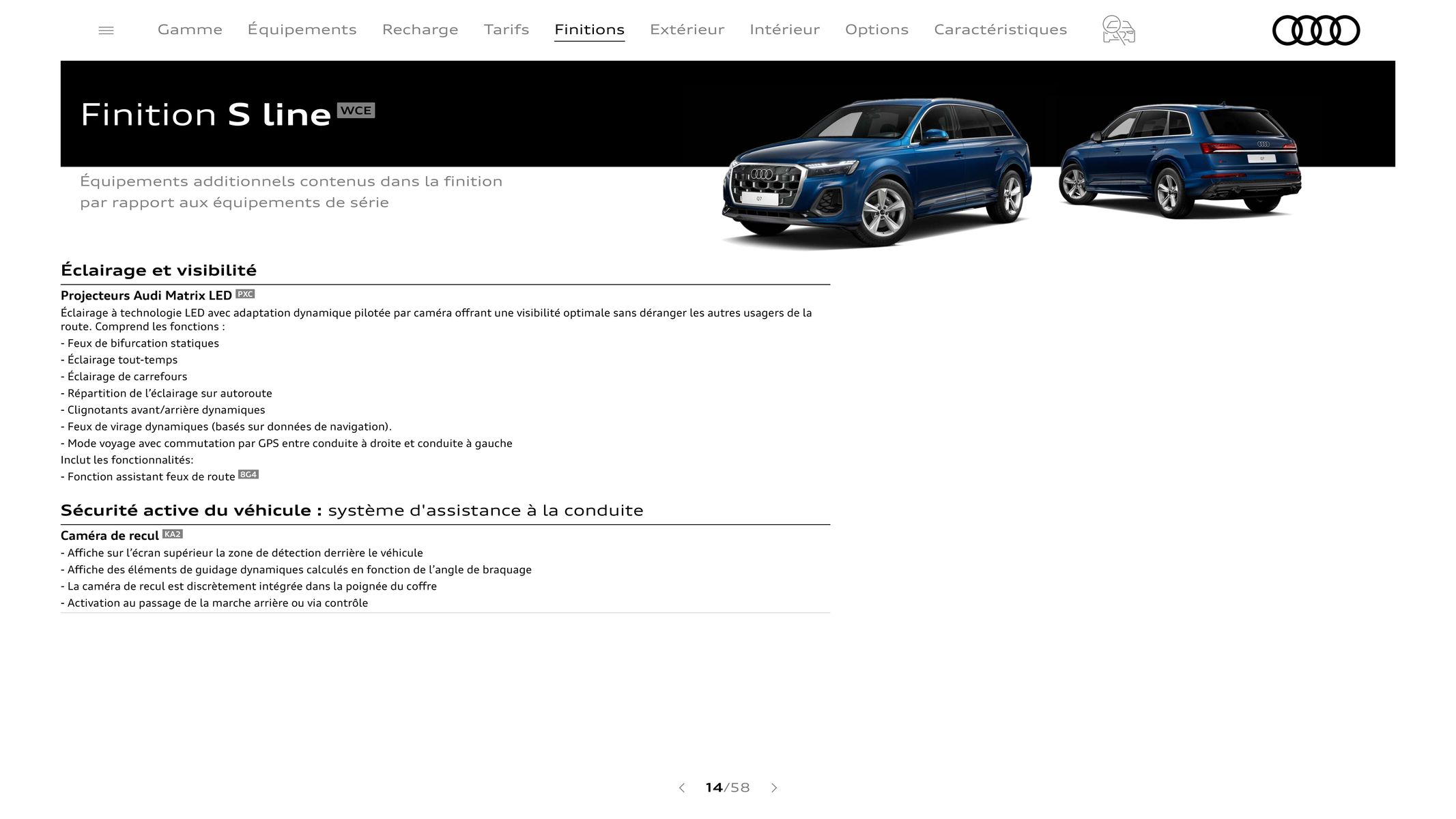 Catalogue Audi Q7, page 00014