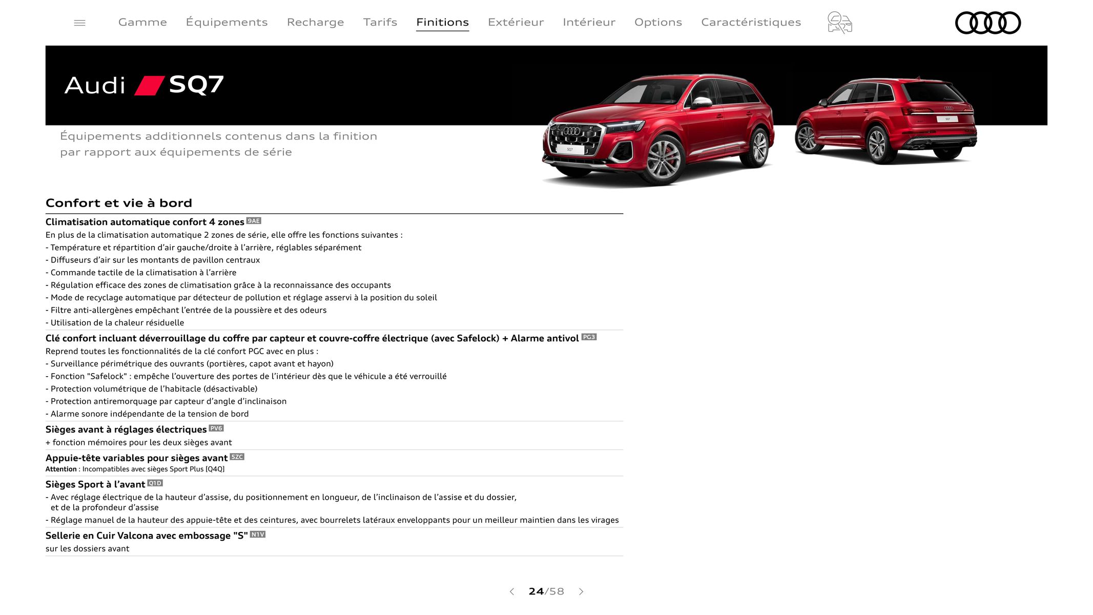 Catalogue Audi Q7, page 00024