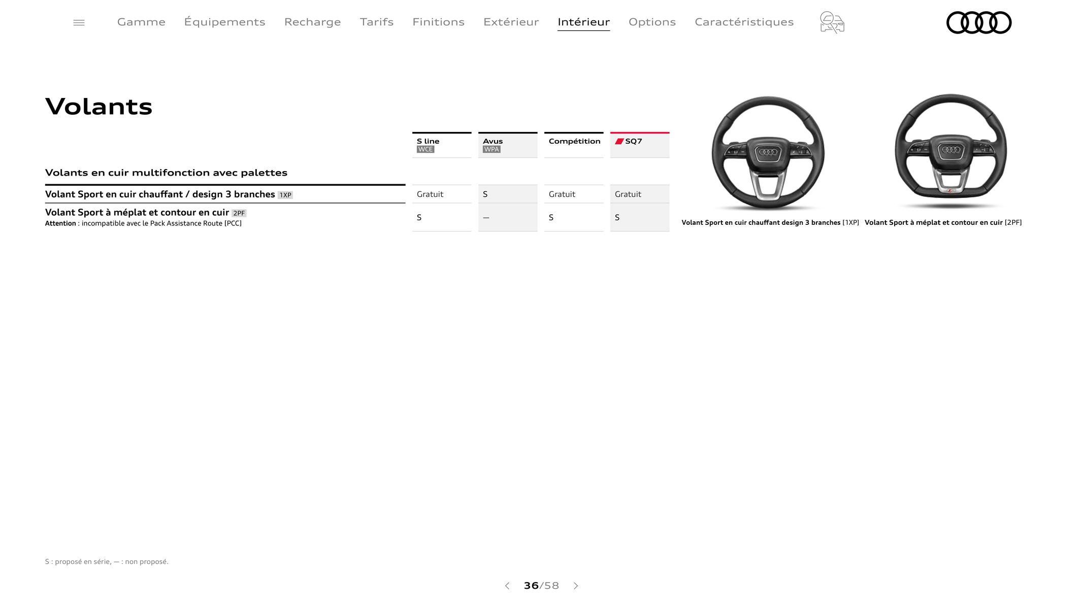 Catalogue Audi Q7, page 00036