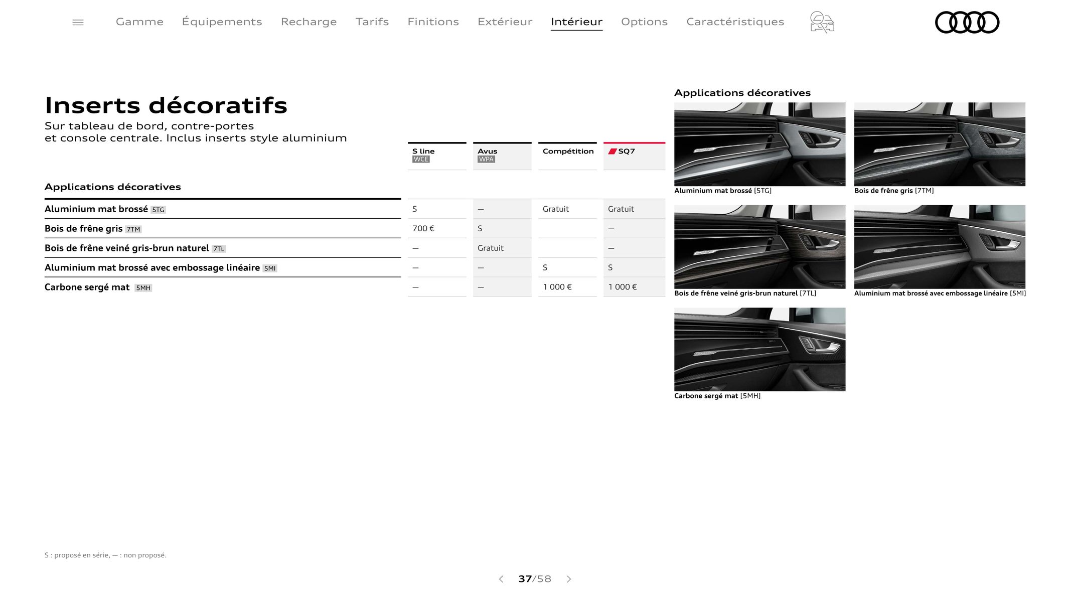 Catalogue Audi Q7, page 00037