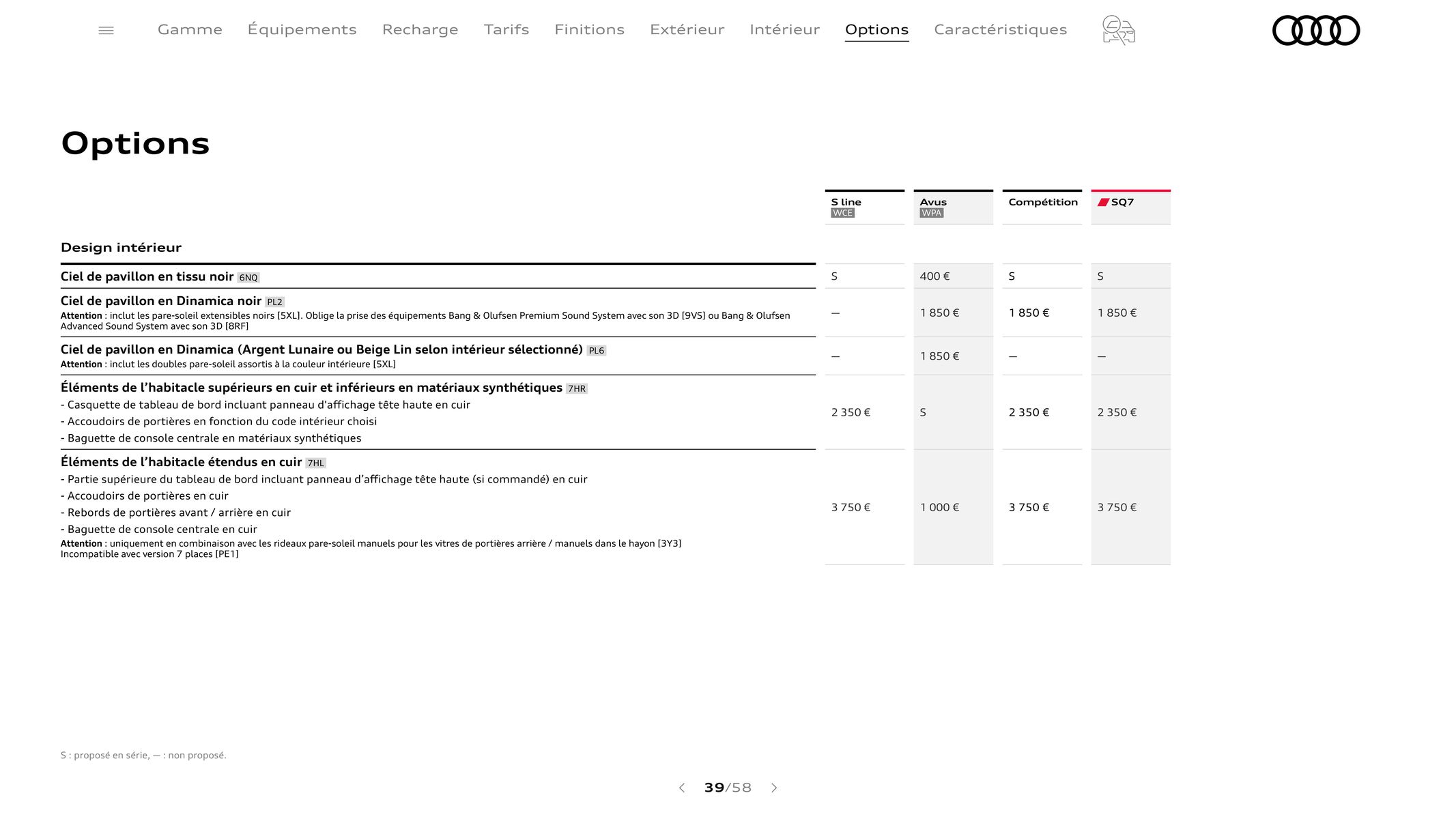 Catalogue Audi Q7, page 00039