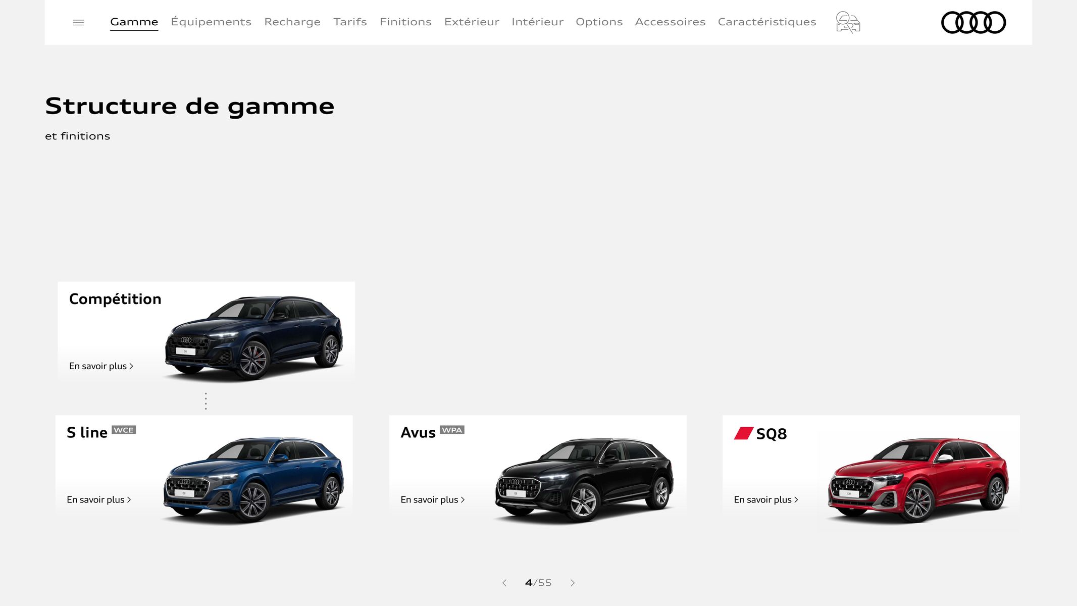 Catalogue Audi Q8, page 00004