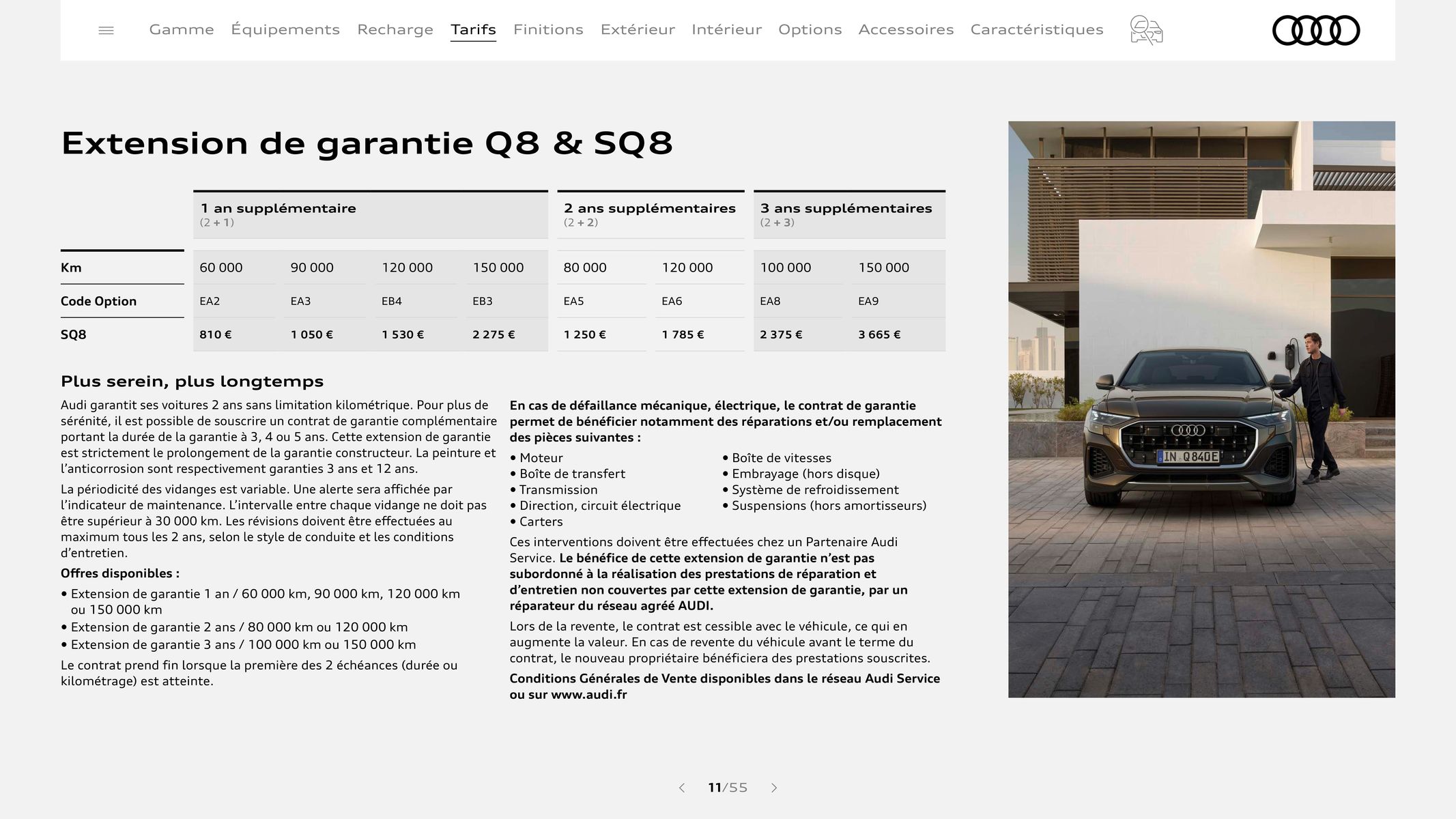 Catalogue Audi Q8, page 00011