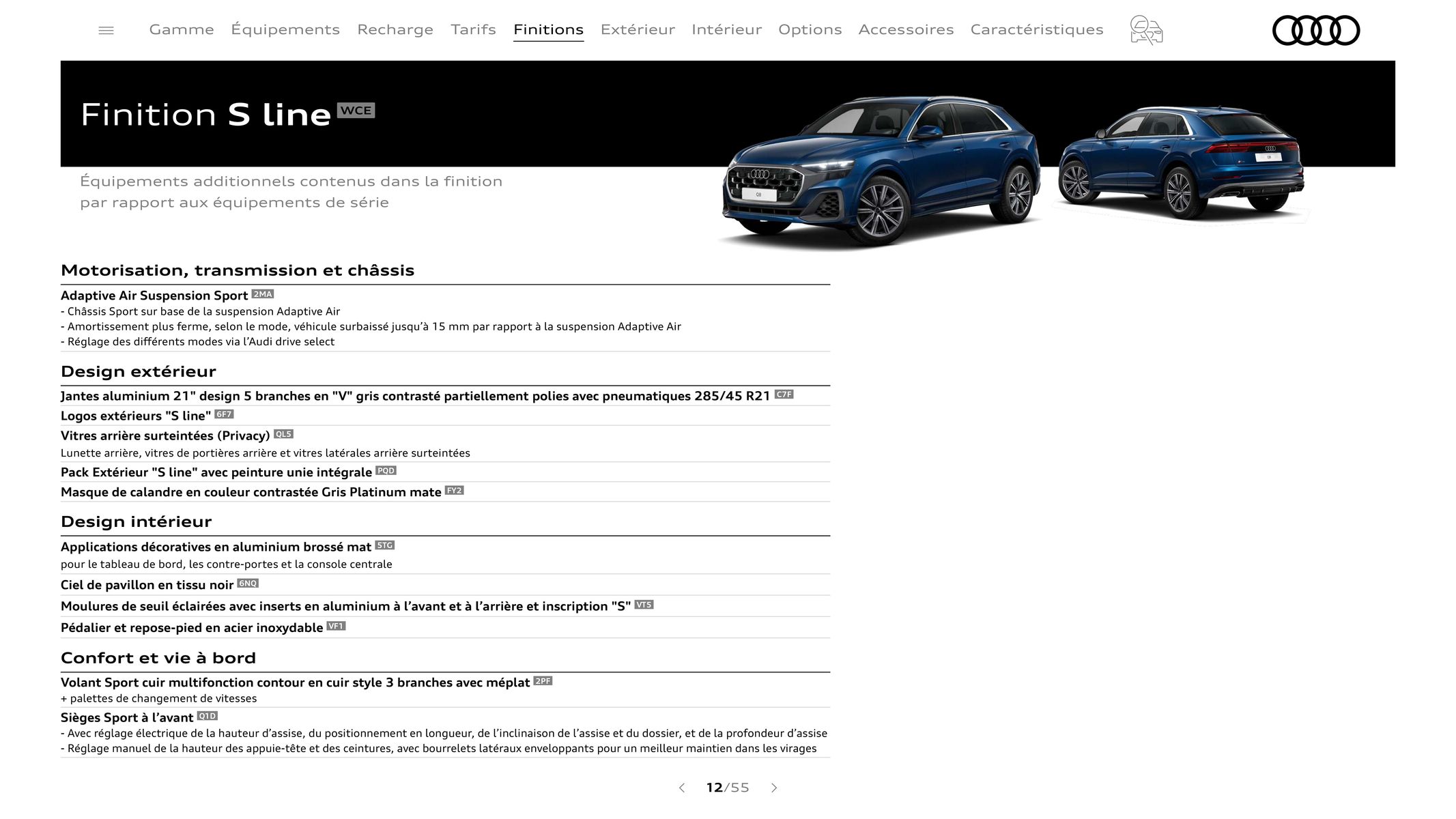 Catalogue Audi Q8, page 00012