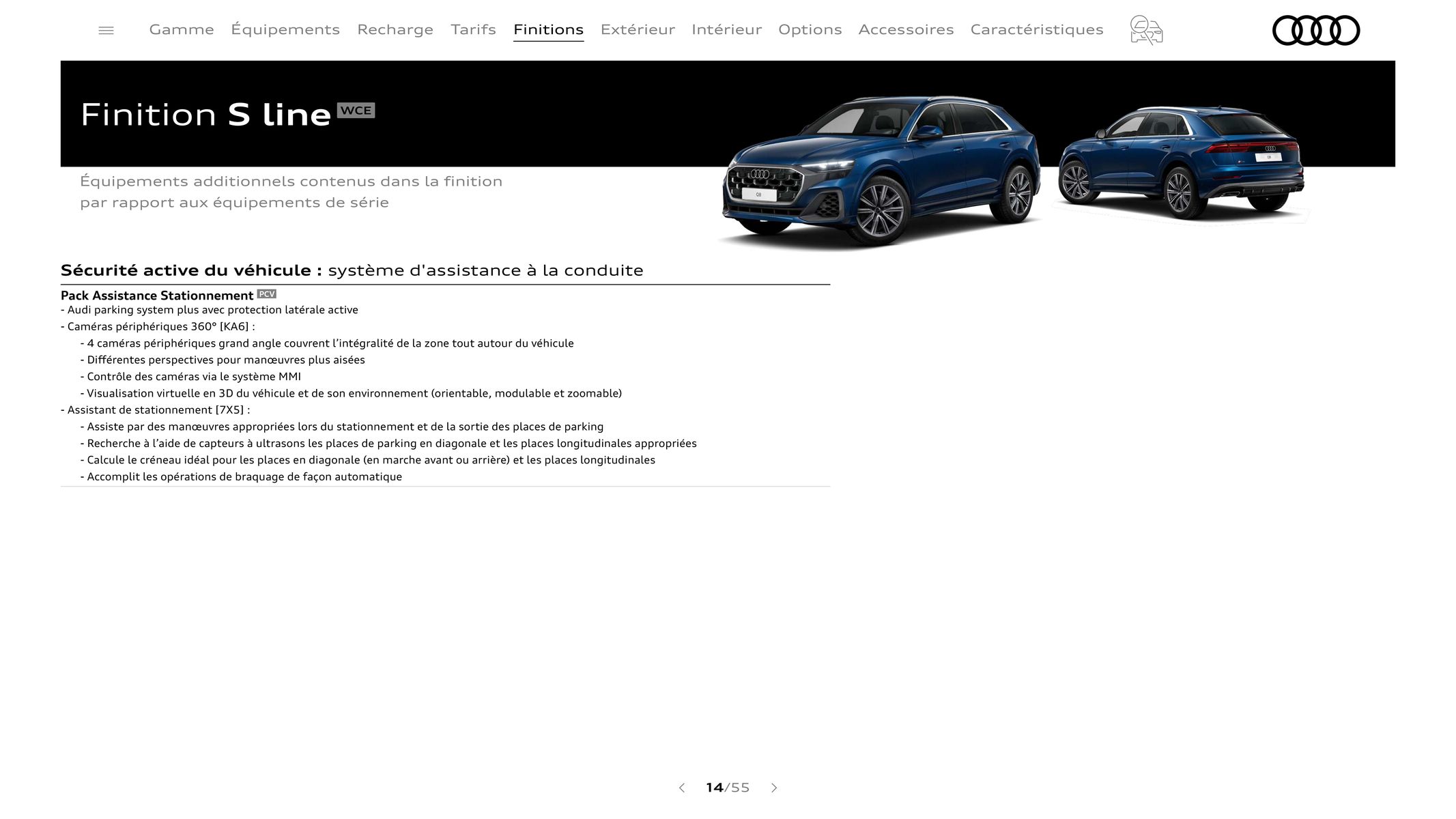 Catalogue Audi Q8, page 00014