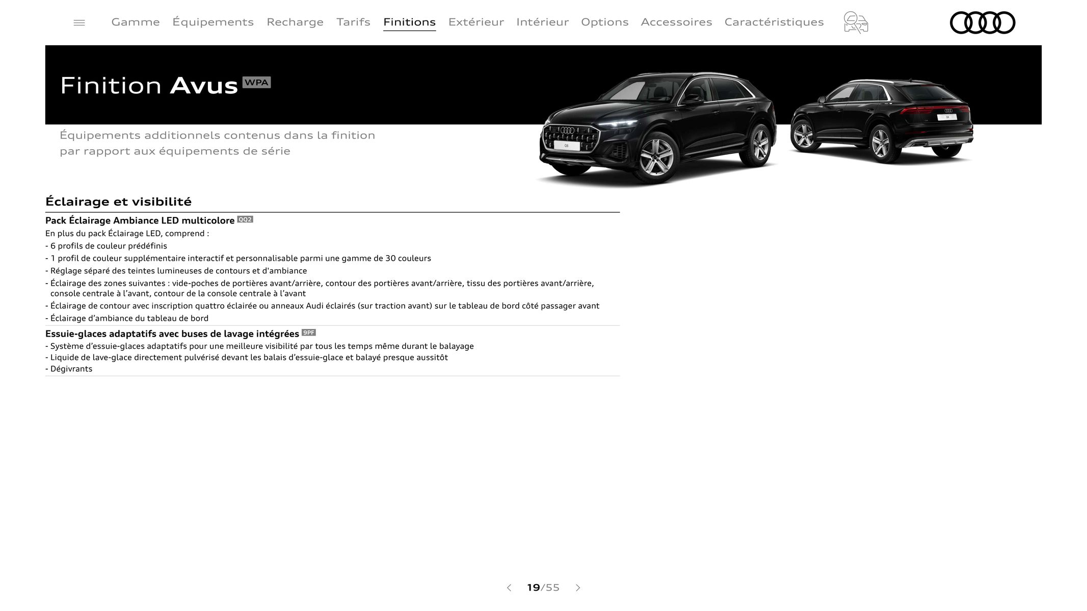 Catalogue Audi Q8, page 00019