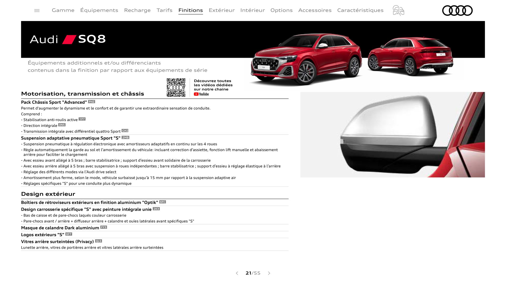 Catalogue Audi Q8, page 00021