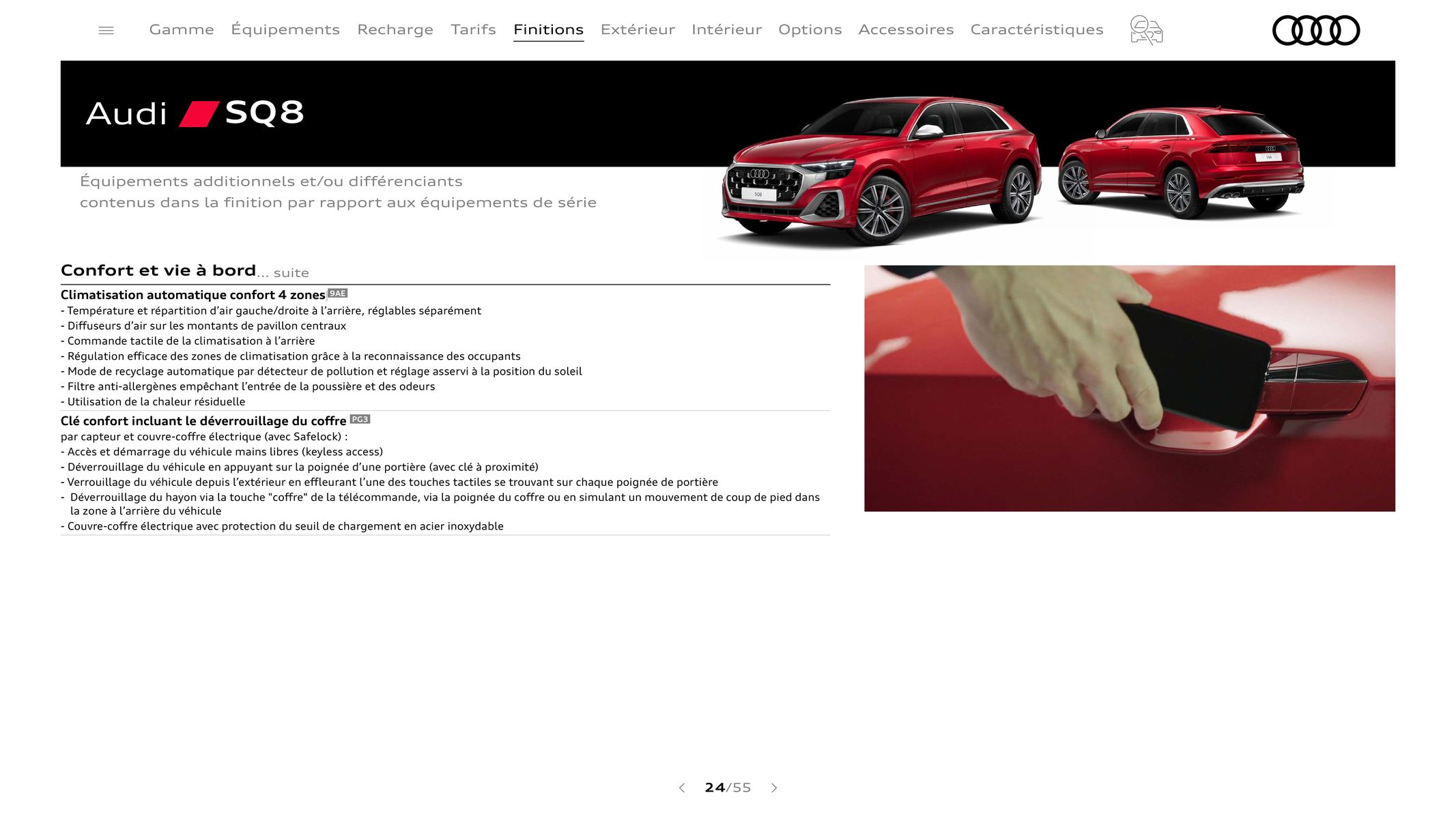 Catalogue Audi Q8, page 00024