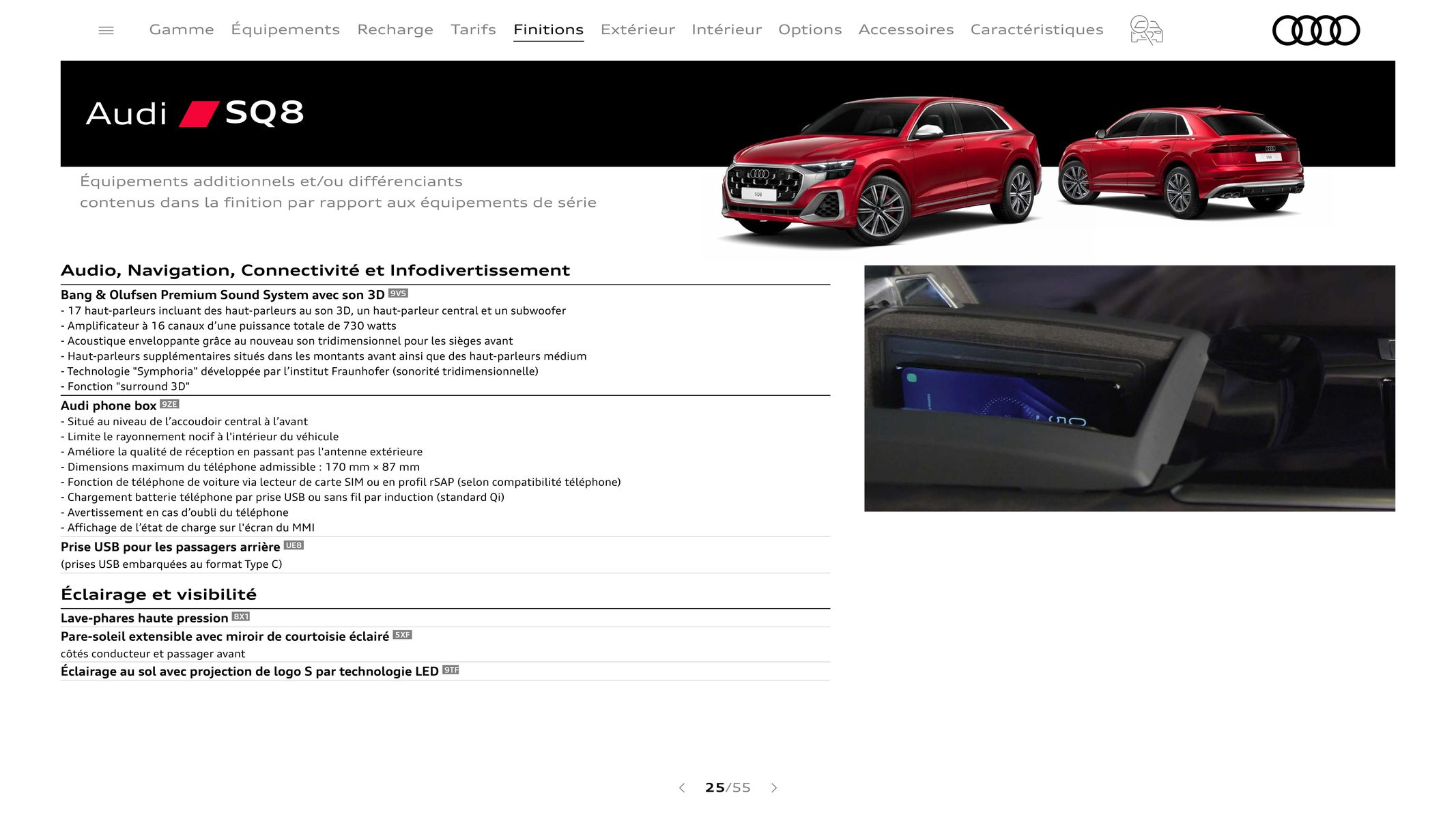 Catalogue Audi Q8, page 00025