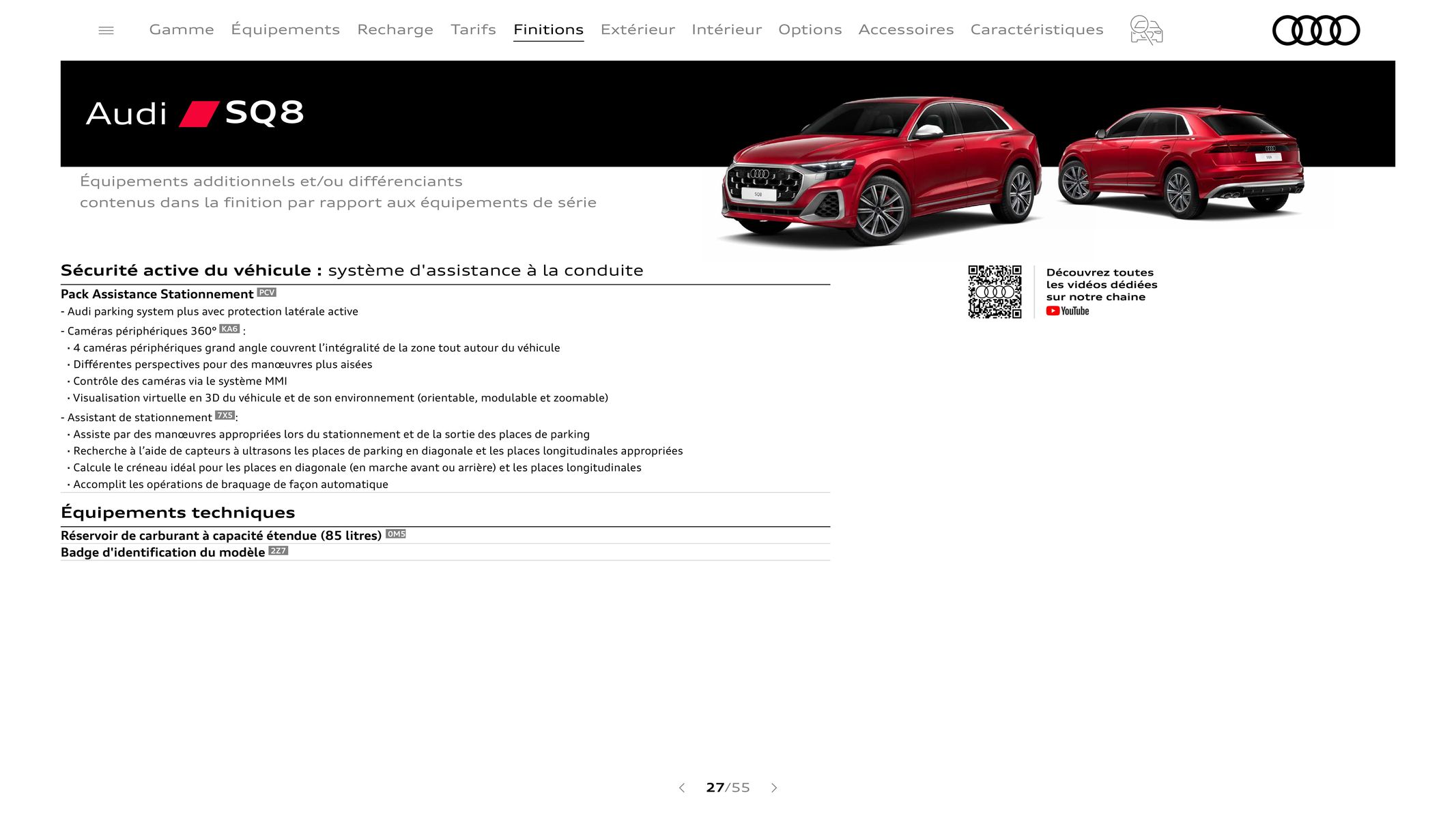 Catalogue Audi Q8, page 00027