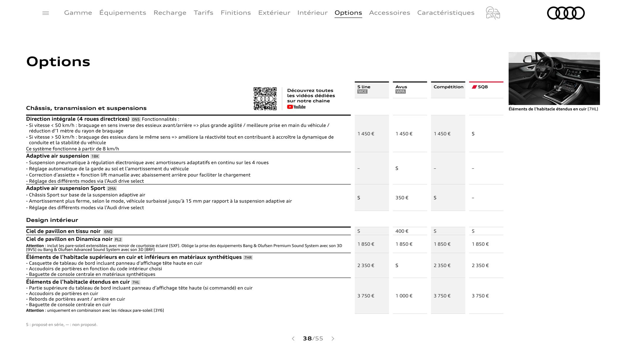 Catalogue Audi Q8, page 00038