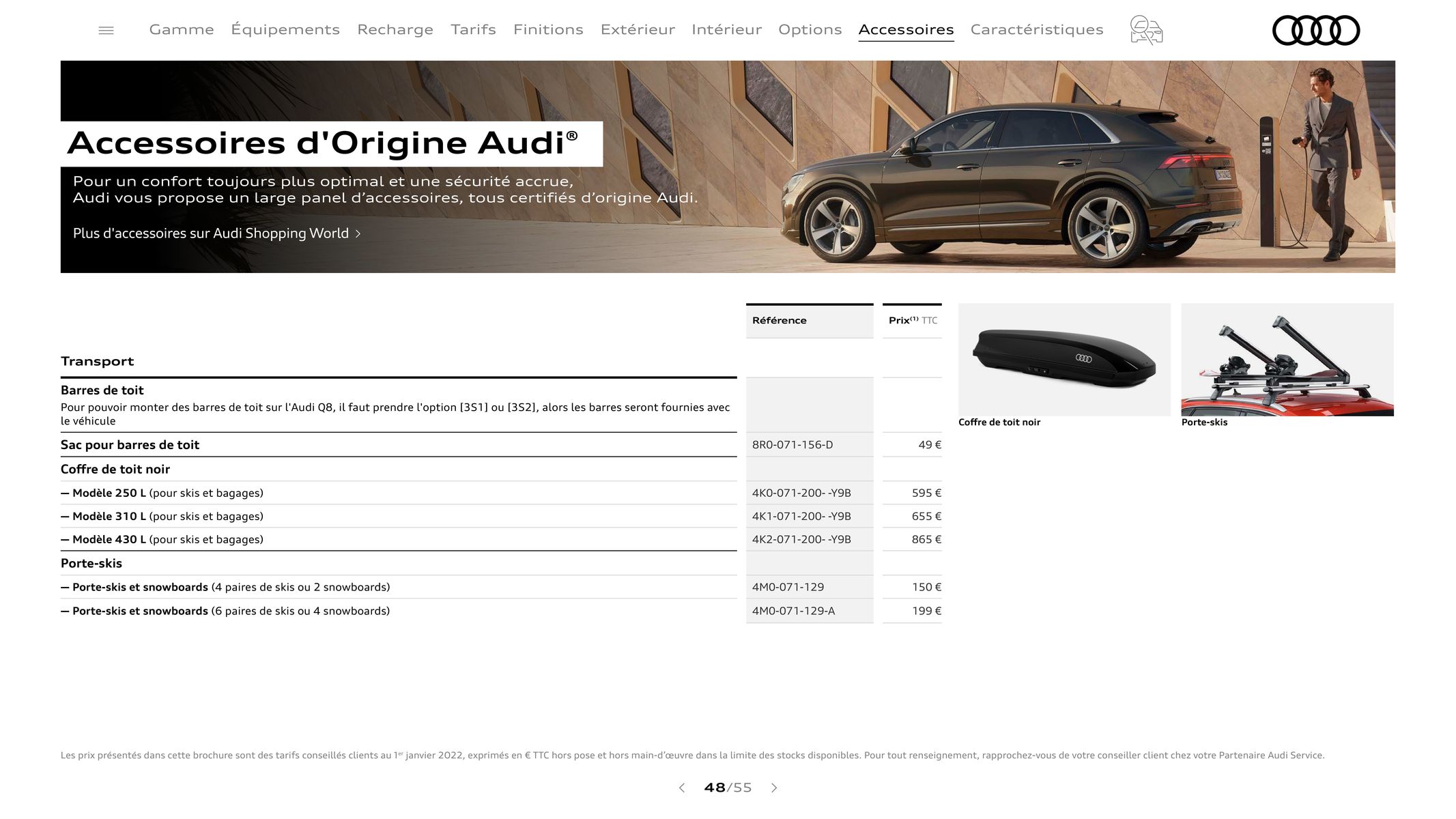 Catalogue Audi Q8, page 00048