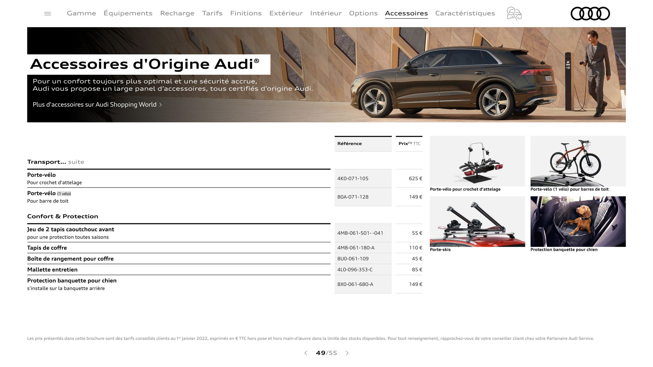 Catalogue Audi Q8, page 00049