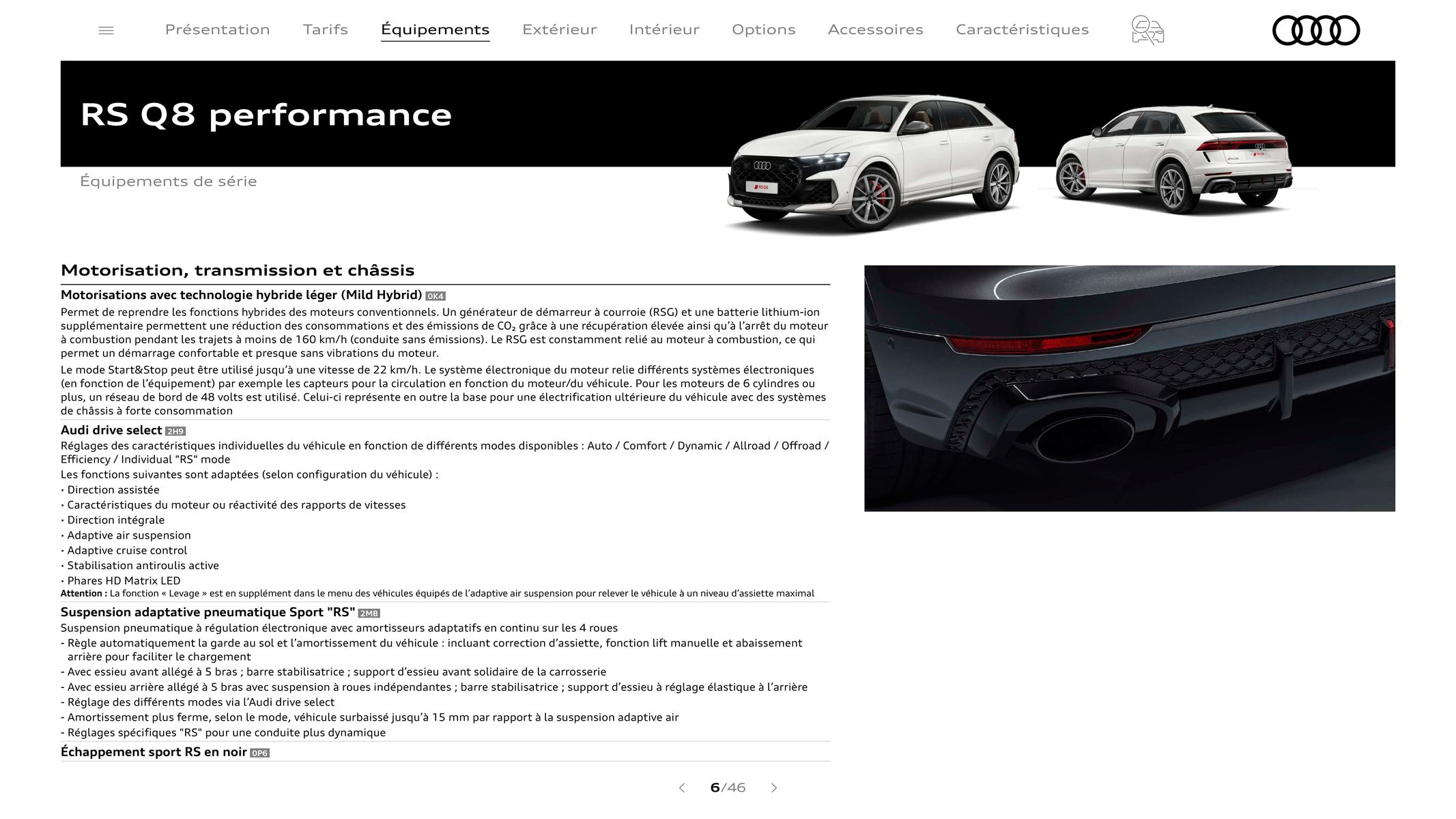 Catalogue Audi RS Q8 performance, page 00006